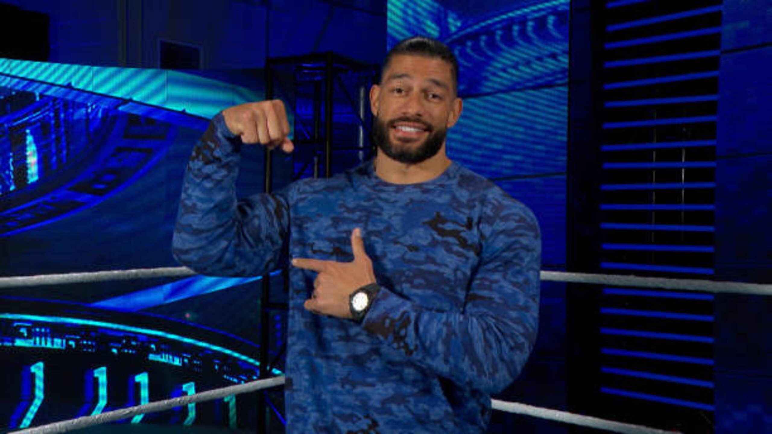 ORLANDO, FLORIDA - OCTOBER 30: In this screengrab released on November 08, Roman Reigns presents the award for Best Pop at the MTV EMA's 2020 on October 30, 2020 in Orlando, Florida. The MTV EMA's aired on November 08, 2020. (Courtesy of MTV via Getty Images)