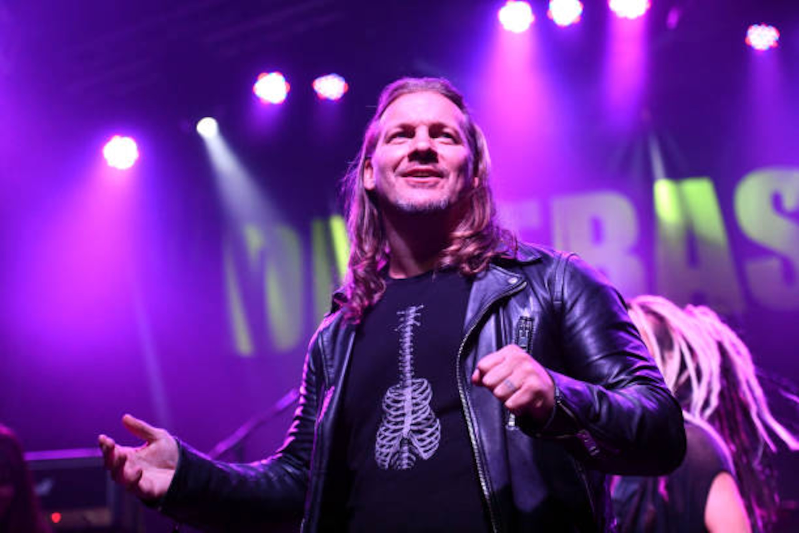 SANTA ANA, CALIFORNIA - JANUARY 24: Singer and WWE wrestler Chris Jericho performs onstage during DIMEBASH 2019 at The Observatory on January 24, 2019 in Santa Ana, California. (Photo by Scott Dudelson/Getty Images)