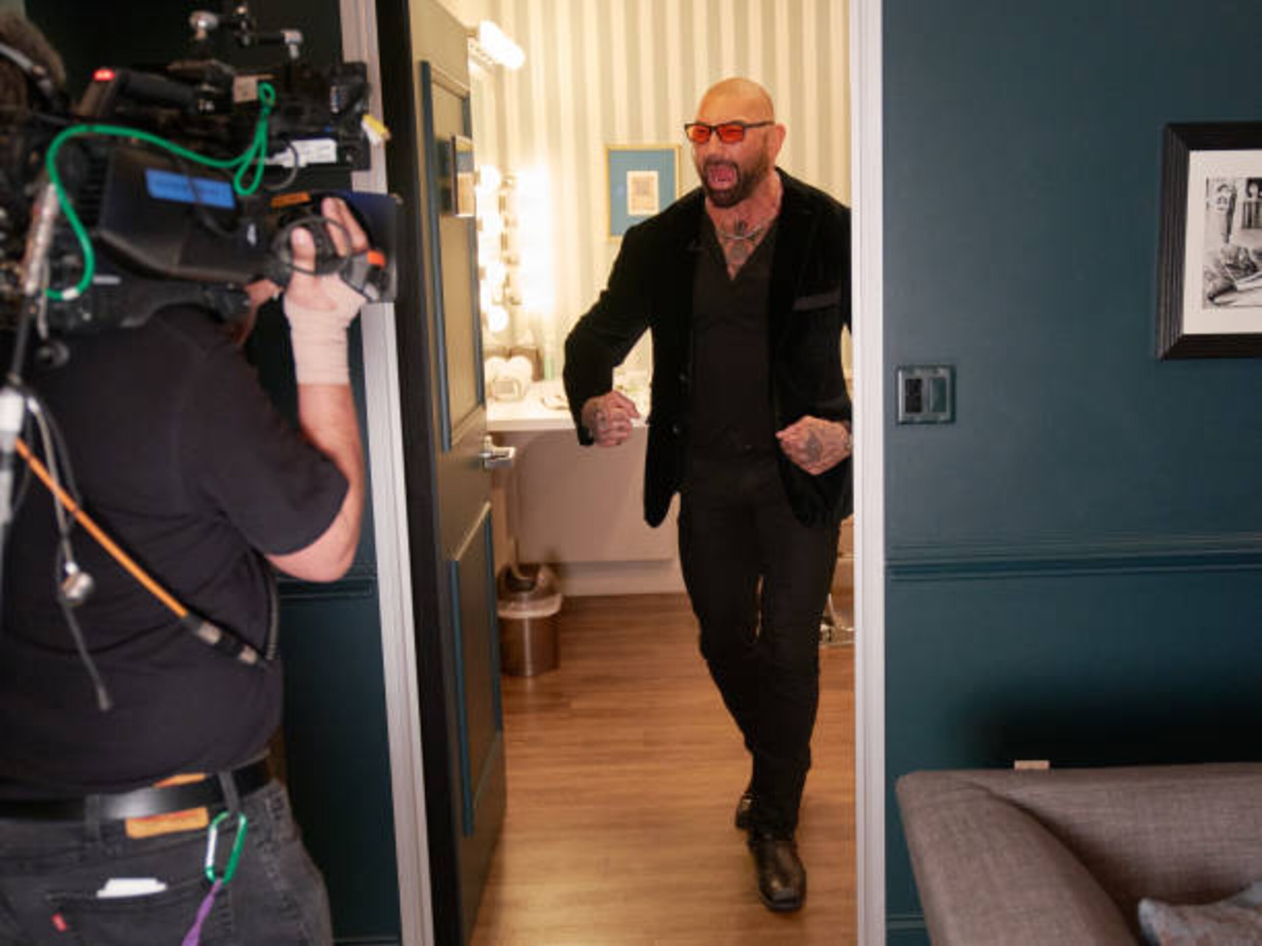 LOS ANGELES - FEBRUARY 27: The Late Late Show with James Corden airing Wednesday, February 26, 2020, with guests Cedric the Entertainer, David Bautista, and music from Princess Nokia. (Photo by Terence Patrick/CBS via Getty Images) LOS ANGELES - FEBRUARY 27: The Late Late Show with James Corden airing Wednesday, February 26, 2020, with guests Cedric the Entertainer, David Bautista, and music from Princess Nokia. (Photo by Terence Patrick/CBS via Getty Images)