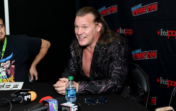 NEW YORK, NEW YORK - OCTOBER 04: Chris Jericho attends the All Elite Wrestling press line during 2019 New York Comic Con at Jacob Javits Center on October 04, 2019 in New York City. (Photo by Noam Galai/Getty Images for WarnerMedia Company)