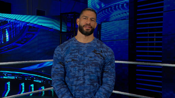 ORLANDO, FLORIDA - OCTOBER 30: In this screengrab released on November 08, Roman Reigns presents the award for Best Pop at the MTV EMA's 2020 on October 30, 2020 in Orlando, Florida. The MTV EMA's aired on November 08, 2020. (Courtesy of MTV via Getty Images)