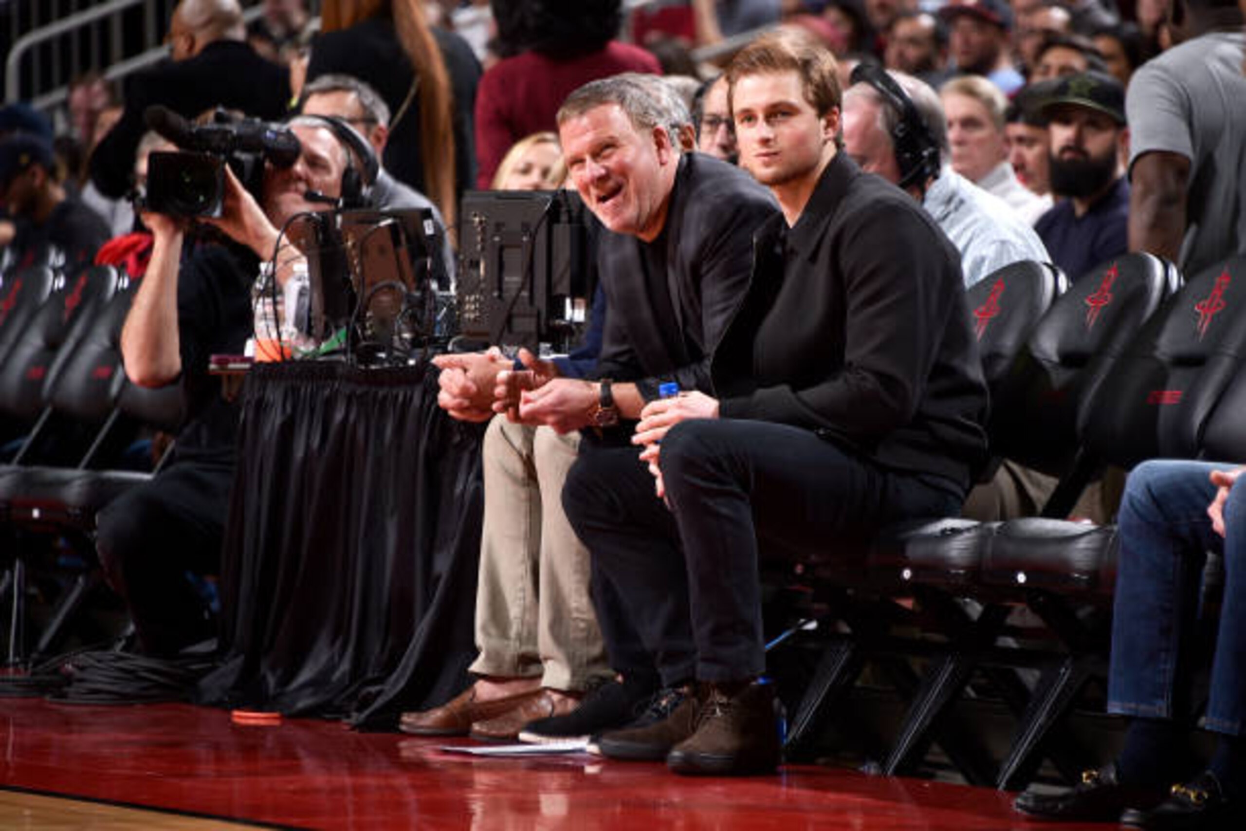 HOUSTON, TX - JANUARY 9 :  Houston Rockets Owner Tilman Fertitta attends a game between the Houston Rockets and Milwaukee Bucks on January 9, 2019 at the Toyota Center in Houston, Texas. NOTE TO USER: User expressly acknowledges and agrees that, by downloading and or using this photograph, User is consenting to the terms and conditions of the Getty Images License Agreement. Mandatory Copyright Notice: Copyright 2019 NBAE (Photo by Bill Baptist/NBAE via Getty Images)