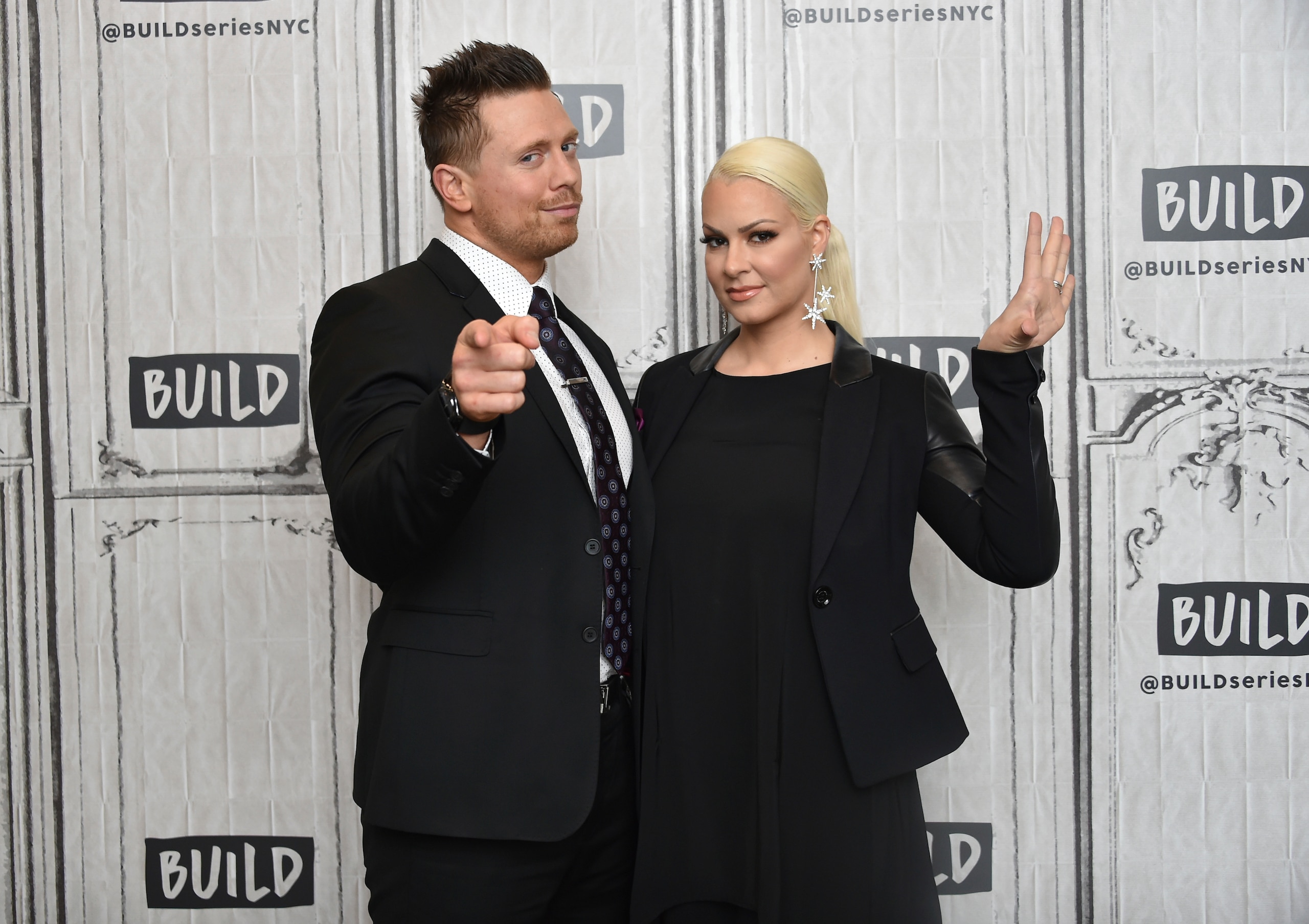 WWE Superstars Mike "The Miz" Mizanin and his wife Maryse Mizanin participate in the BUILD Speaker Series to discuss their reality television series "Miz & Mrs" at AOL Studios on Thursday, July 19, 2018, in New York. (Photo by Evan Agostini/Invision/AP) WWE Superstars Mike "The Miz" Mizanin and his wife Maryse Mizanin participate in the BUILD Speaker Series to discuss their reality television series "Miz & Mrs" at AOL Studios on Thursday, July 19, 2018, in New York. (Photo by Evan Agostini/Invision/AP)