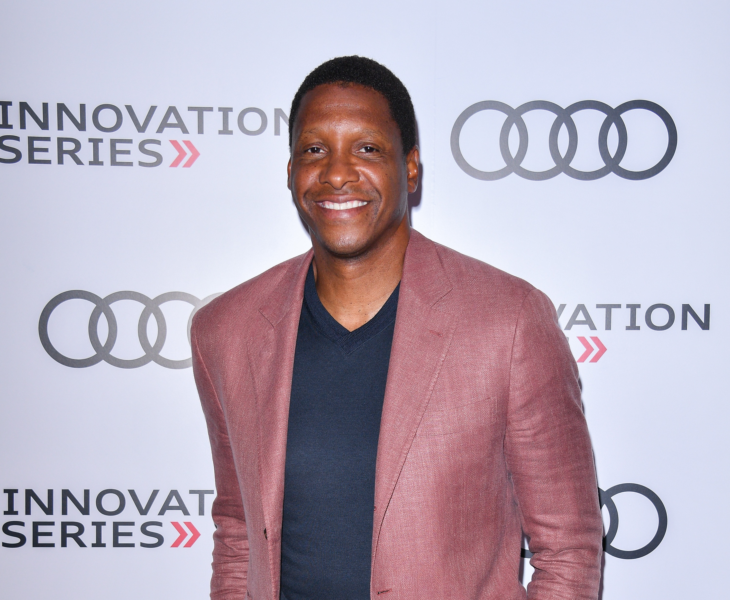 TORONTO, ONTARIO - JUNE 19: Masai Ujiri, President, Toronto Raptors attends the 2020 Audi Innovation Series on June 19, 2020 in Toronto, Canada. (Photo by George Pimentel/Getty Images for Audi Innovation Series)