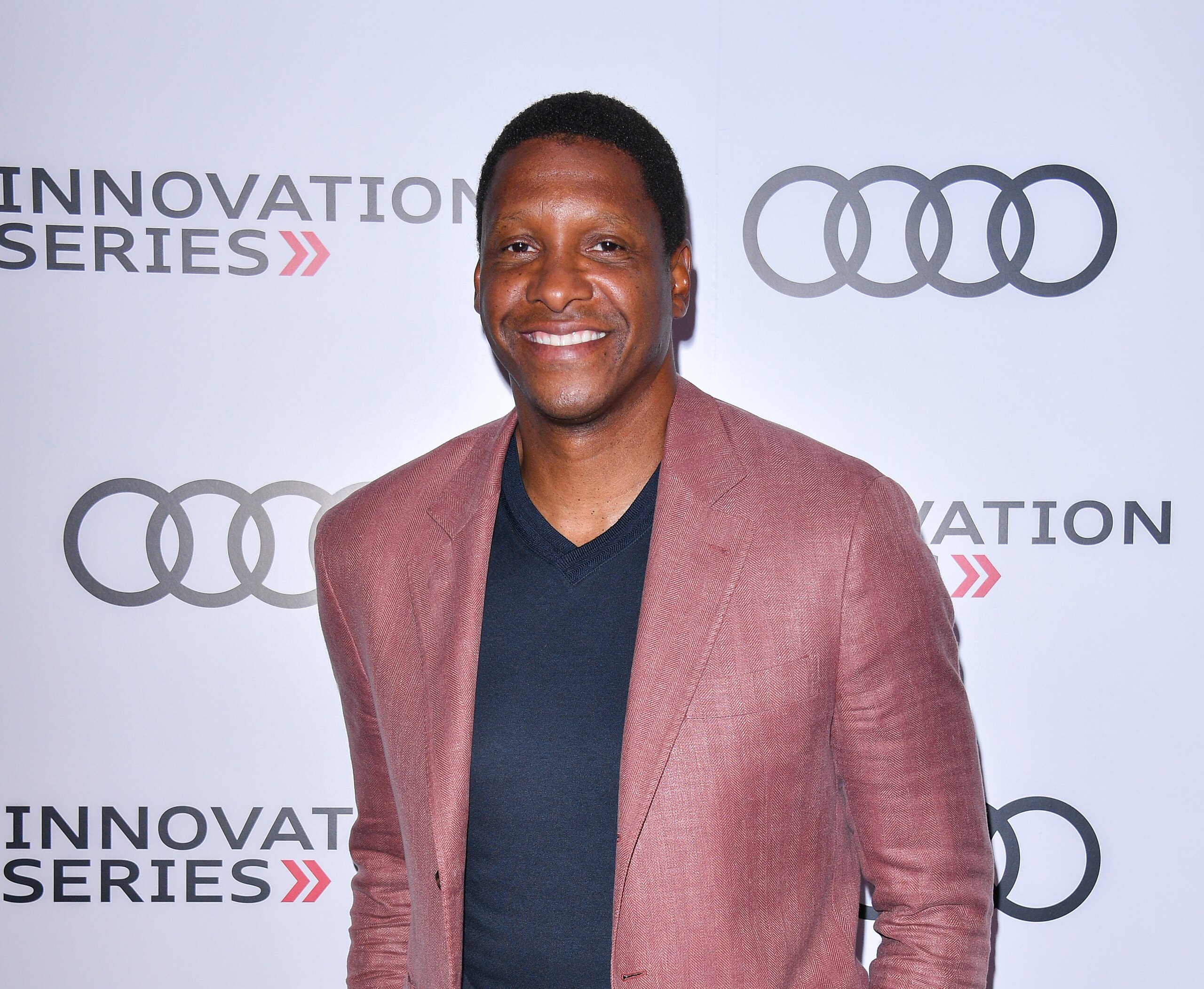 TORONTO, ONTARIO - JUNE 19: Masai Ujiri, President, Toronto Raptors attends the 2020 Audi Innovation Series on June 19, 2020 in Toronto, Canada. (Photo by George Pimentel/Getty Images for Audi Innovation Series)