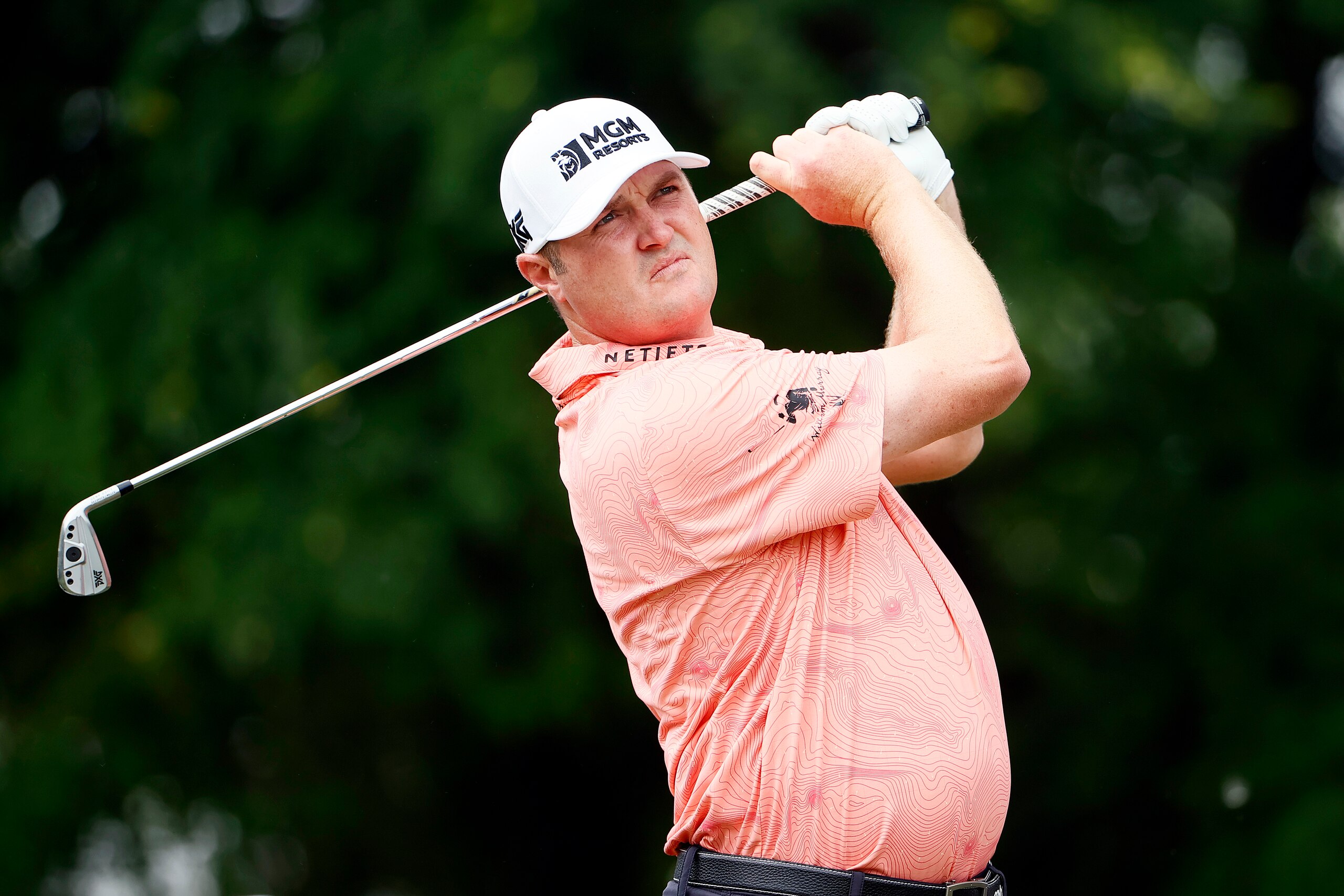 FORT WORTH, TEXAS - MAY 30: Jason Kokrak hits his tee shot on the ninth hole during the final round of the Charles Schwab Challenge at Colonial Country Club on May 30, 2021 in Fort Worth, Texas. (Photo by Tom Pennington/Getty Images) FORT WORTH, TEXAS - MAY 30: Jason Kokrak hits his tee shot on the ninth hole during the final round of the Charles Schwab Challenge at Colonial Country Club on May 30, 2021 in Fort Worth, Texas. (Photo by Tom Pennington/Getty Images)