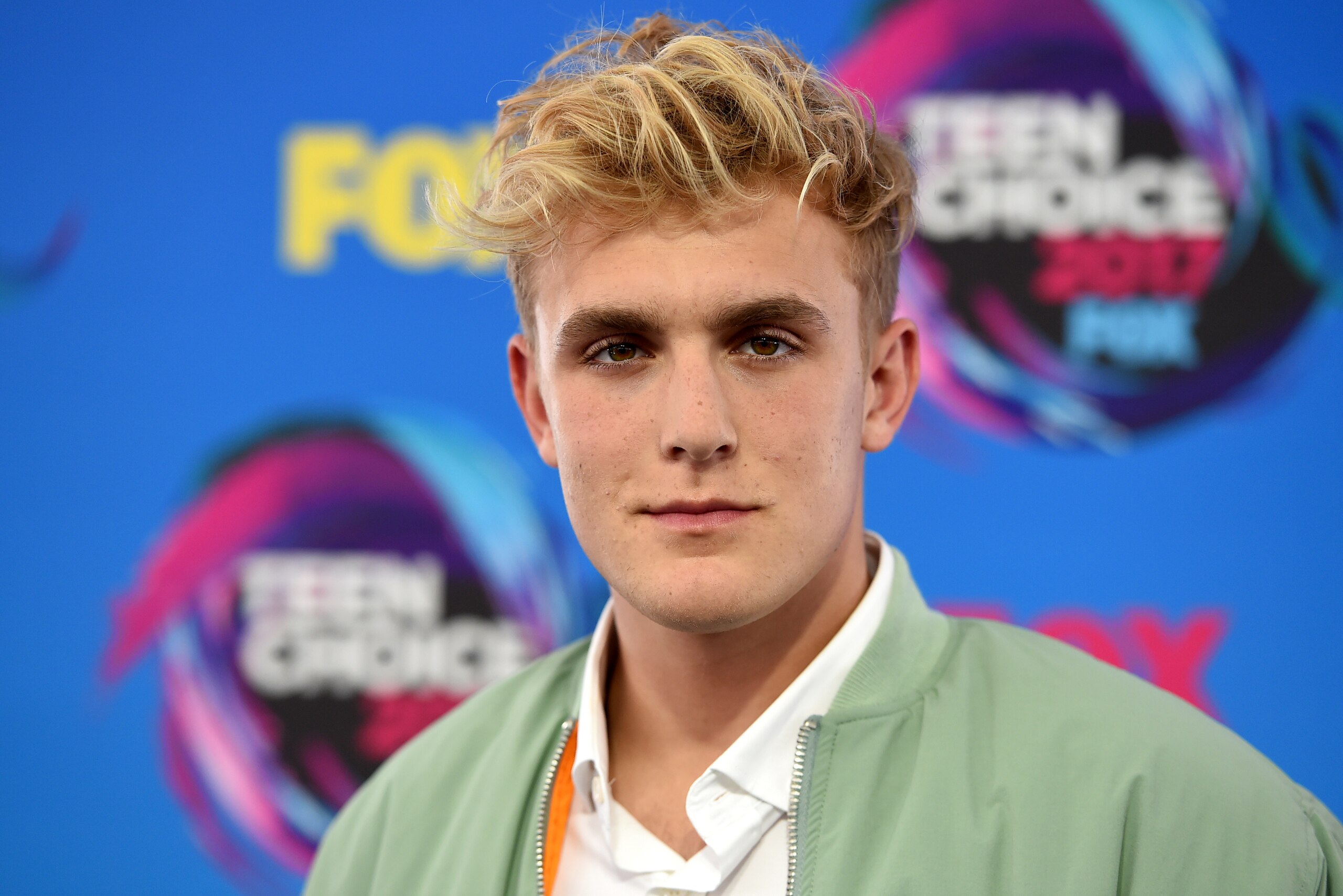 Jake Paul arrives at the Teen Choice Awards at the Galen Center on Sunday, Aug. 13, 2017, in Los Angeles. (Photo by Jordan Strauss/Invision/AP)