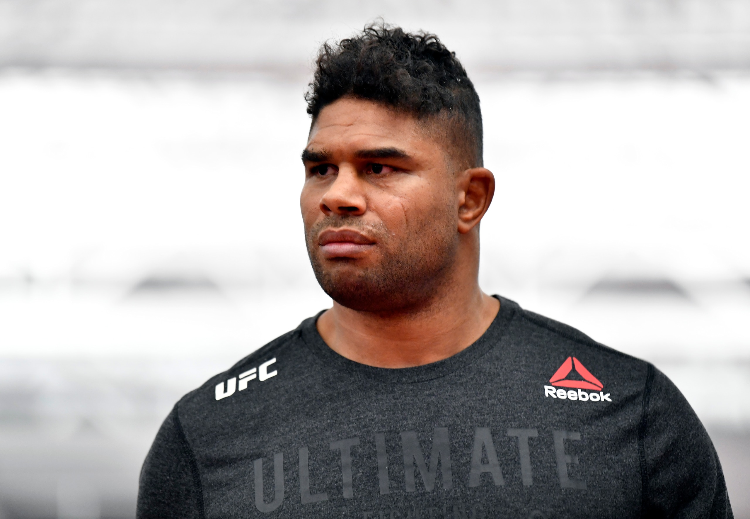 LAS VEGAS, NEVADA - FEBRUARY 06: Alistair Overeem of the Netherlands prepares to fight Alexander Volkov of Russia in their heavyweight fight during the UFC Fight Night event at UFC APEX on February 06, 2021 in Las Vegas, Nevada. (Photo by Chris Unger/Zuffa LLC)