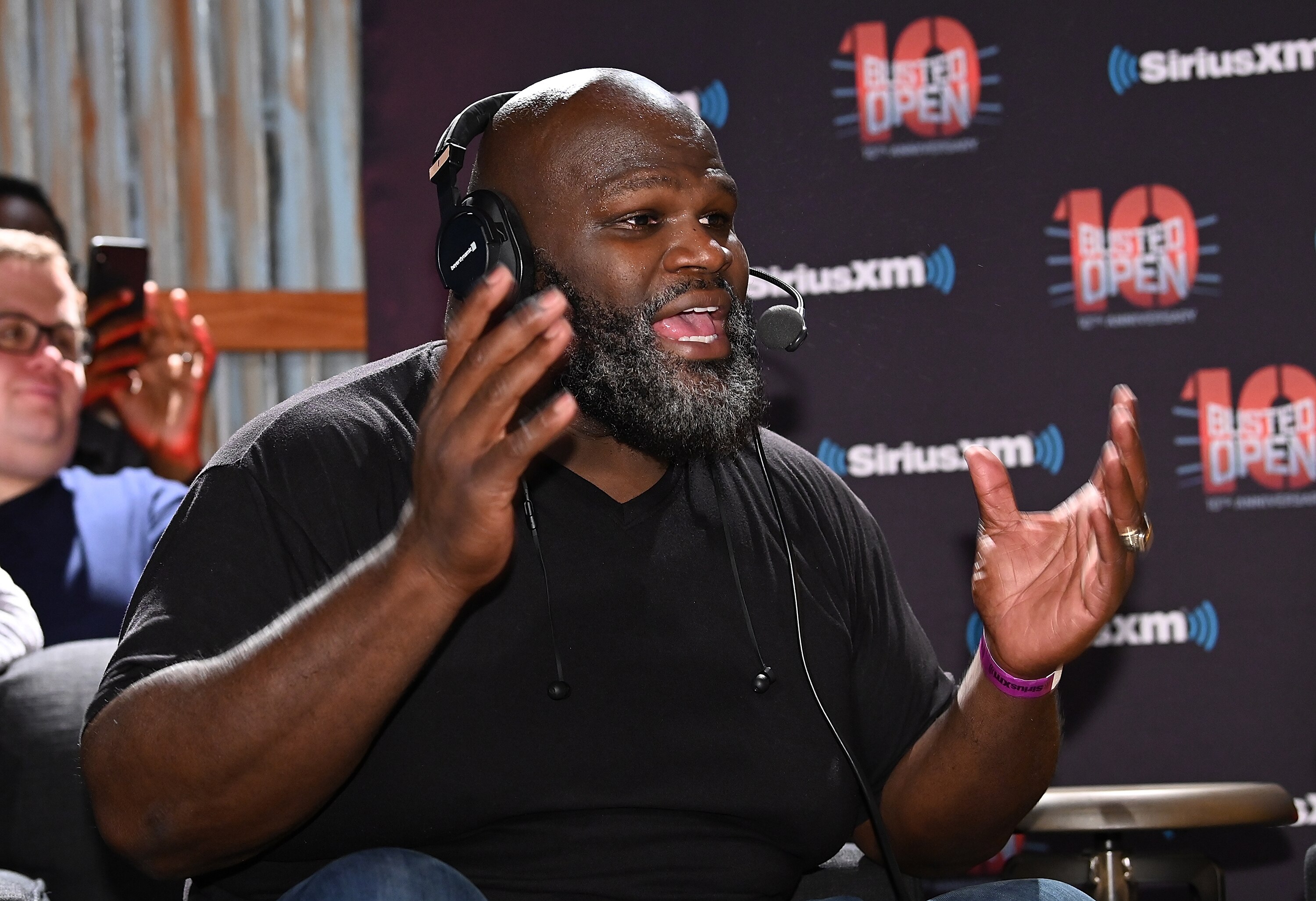 NEW YORK, NY - APRIL 06:  SiriusXM's Mark Henry hosts SiriusXM's "Busted Open" celebrating 10th Anniversary In New York City on the eve of WrestleMania 35 on April 6, 2019 in New York City.  (Photo by Slaven Vlasic/Getty Images for SiriusXM)