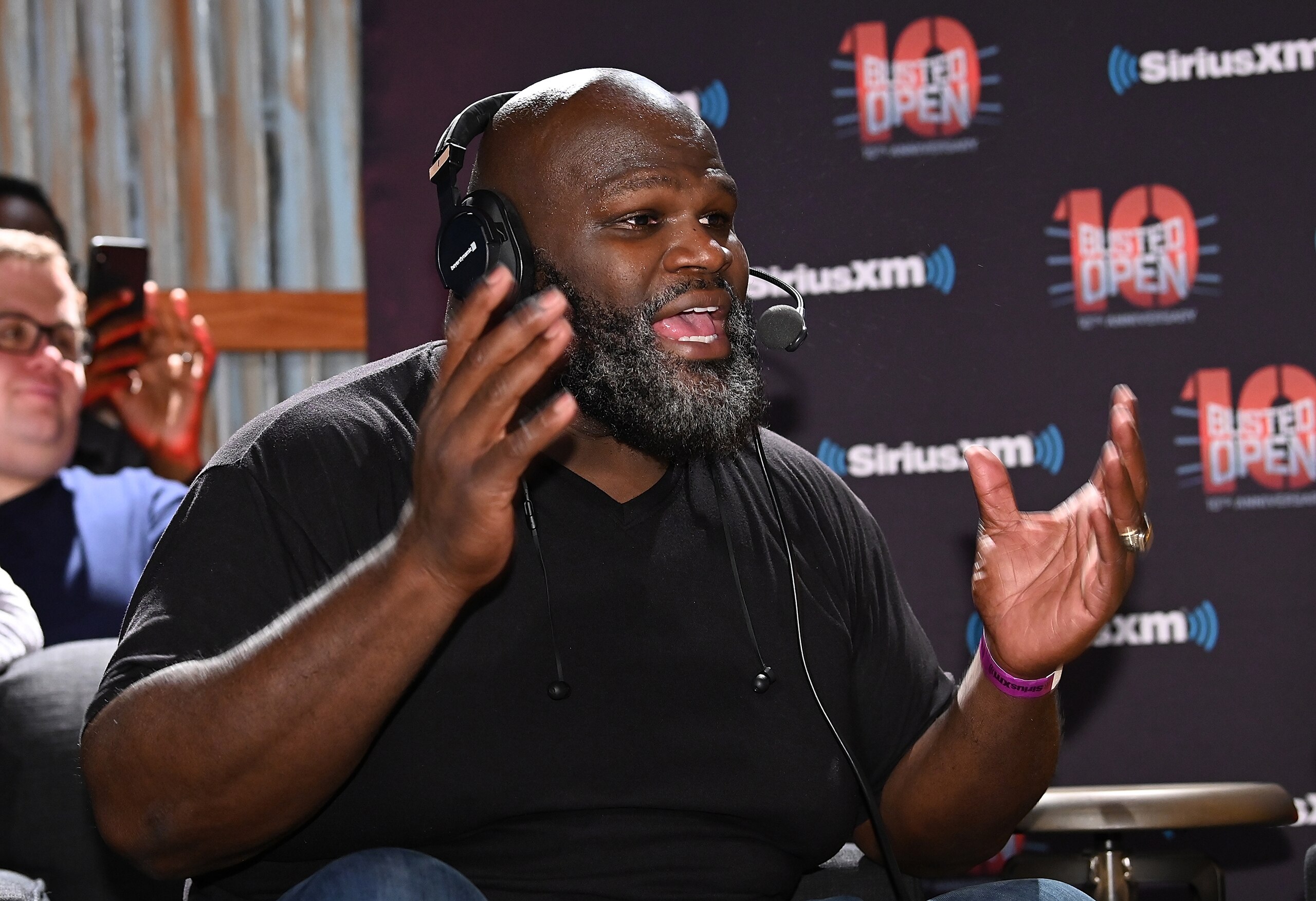 NEW YORK, NY - APRIL 06: SiriusXM's Mark Henry hosts SiriusXM's "Busted Open" celebrating 10th Anniversary In New York City on the eve of WrestleMania 35 on April 6, 2019 in New York City. (Photo by Slaven Vlasic/Getty Images for SiriusXM) NEW YORK, NY - APRIL 06: SiriusXM's Mark Henry hosts SiriusXM's "Busted Open" celebrating 10th Anniversary In New York City on the eve of WrestleMania 35 on April 6, 2019 in New York City. (Photo by Slaven Vlasic/Getty Images for SiriusXM)