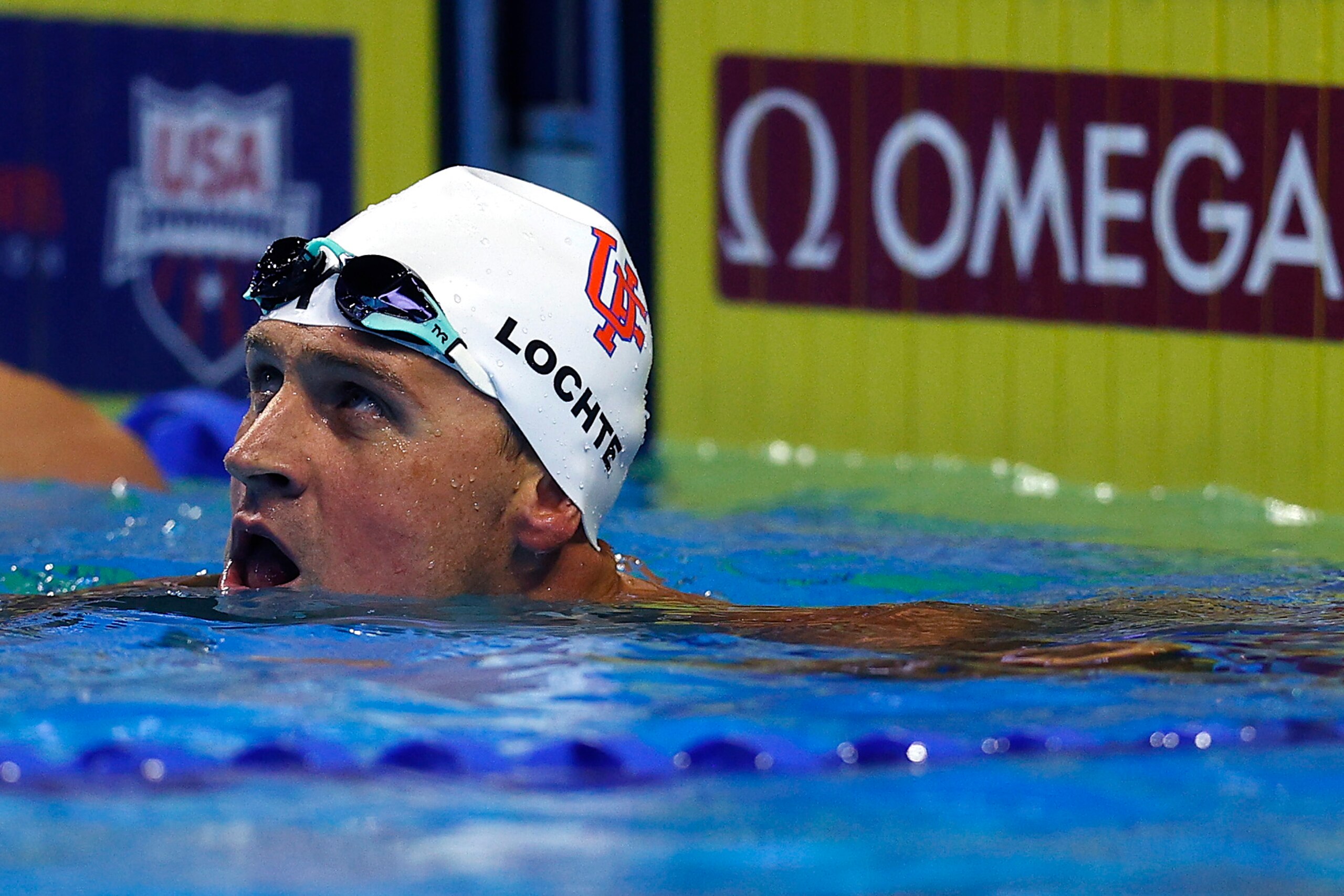 OMAHA, NEBRASKA - JUNE 17: Ryan Lochte of the United States competes in a preliminary heat for the Men’s 200m individual medley during Day Five of the 2021 U.S. Olympic Team Swimming Trials at CHI Health Center on June 17, 2021 in Omaha, Nebraska. (Photo by Maddie Meyer/Getty Images) OMAHA, NEBRASKA - JUNE 17: Ryan Lochte of the United States competes in a preliminary heat for the Men’s 200m individual medley during Day Five of the 2021 U.S. Olympic Team Swimming Trials at CHI Health Center on June 17, 2021 in Omaha, Nebraska. (Photo by Maddie Meyer/Getty Images)