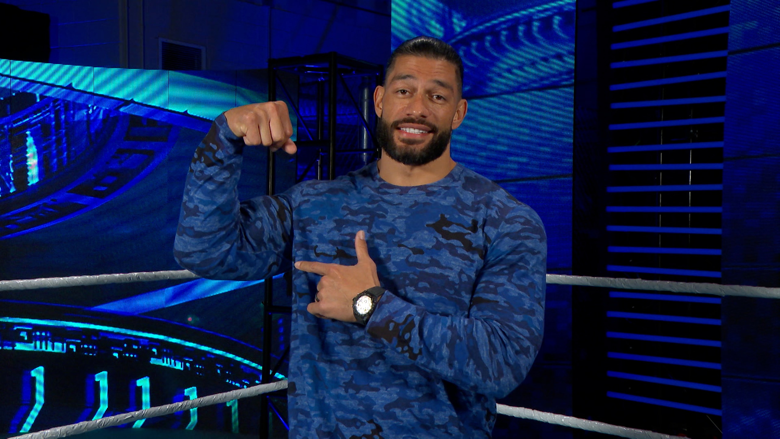 ORLANDO, FLORIDA - OCTOBER 30: In this screengrab released on November 08, Roman Reigns presents the award for Best Pop at the MTV EMA's 2020 on October 30, 2020 in Orlando, Florida. The MTV EMA's aired on November 08, 2020. (Courtesy of MTV via Getty Images)