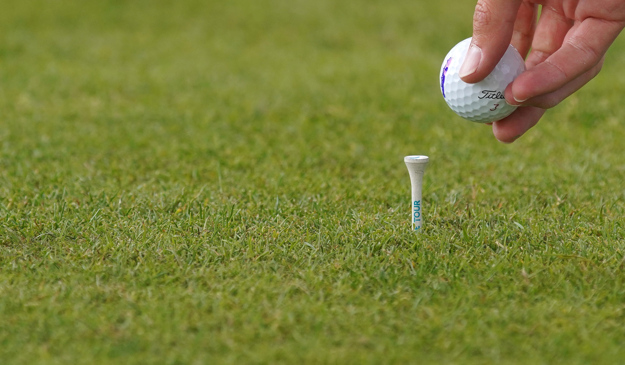 BRNO, CZECH REPUBLIC - JULY 03: Titleist golf ball - General atmosphere during Day Three of the Kaskada Golf Challenge at Kaskada Golf Resort on July 03, 2021 in Brno, Czech Republic. (Photo by Johannes Simon/Getty Images)