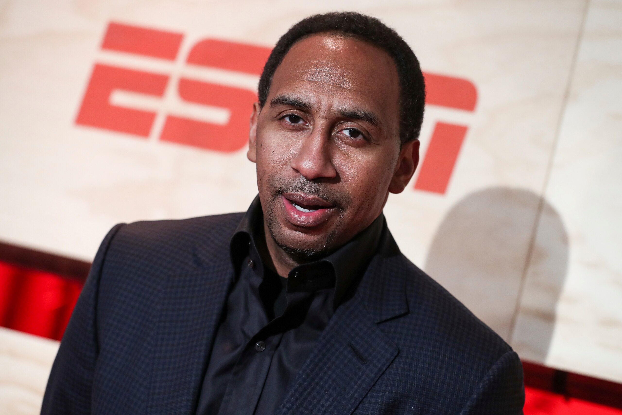 Stephen A. Smith attends ESPN: The Party 2017 held on Friday, Feb. 3, 2017, in Houston, Texas. (Photo by John Salangsang/Invision/AP)