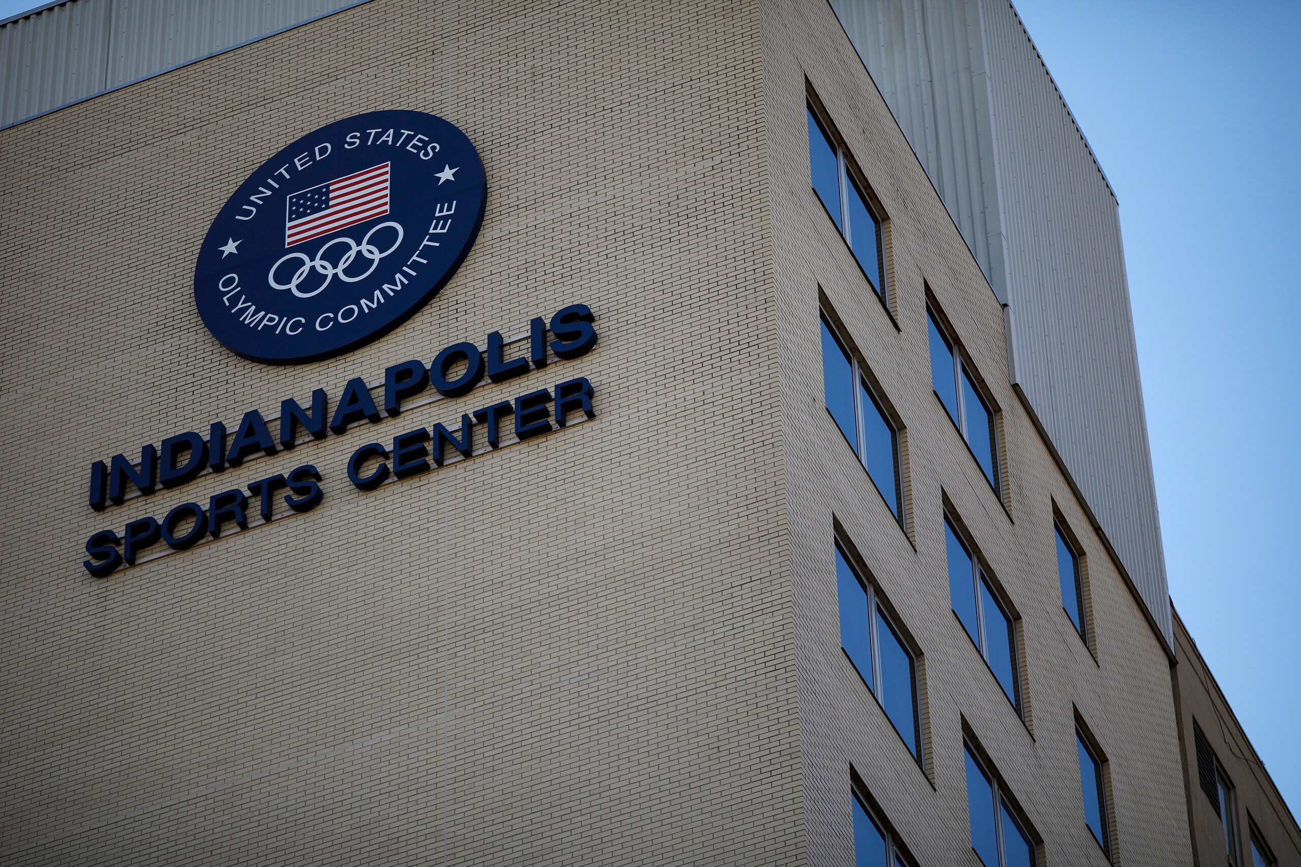 INDIANAPOLIS, IN - NOVEMBER 06: The offices of USA Gymnastics and the US Olympic Committee are seen on November 6, 2018 in Indianapolis, Indiana. The committee announced its intention to revoke USA Gymnastics' status as the national governing body in continuing fallout from the Dr. Larry Nassar scandal. (Photo by Aaron P. Bernstein/Getty Images)