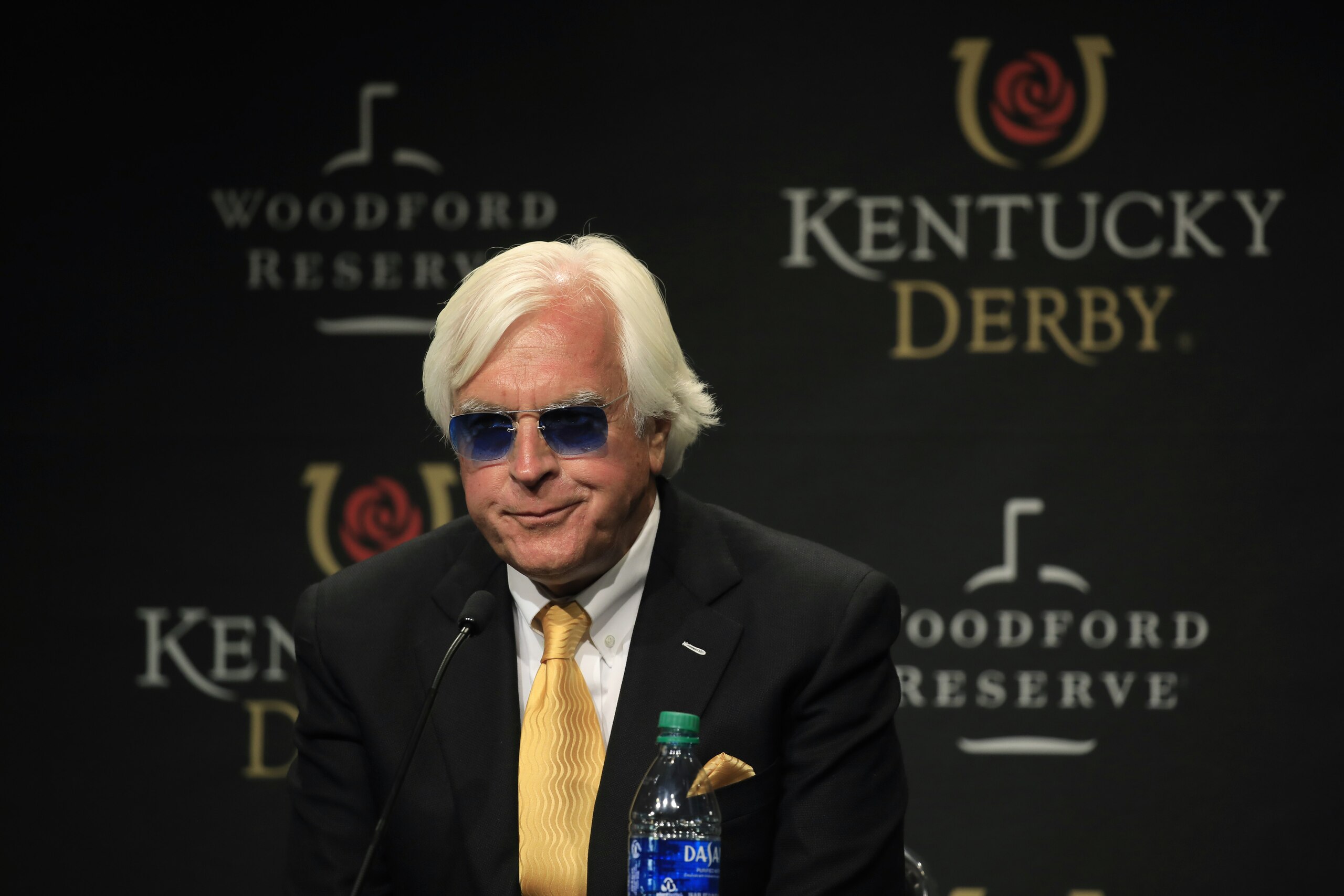Trainer Bob Baffert at a press conference after Medina Spirit won the 147th Running of the Kentucky Derby at Churchill Downs in Louisville, Kentucky, U.S. on Saturday, May 1, 2021. Medina Spirit won the 147th Kentucky Derby on Saturday evening, awarding a seventh Kentucky Derby win to Baffert and a fourth to jockey John Velazquez. Photographer: Luke Sharrett/Bloomberg via Getty Images
