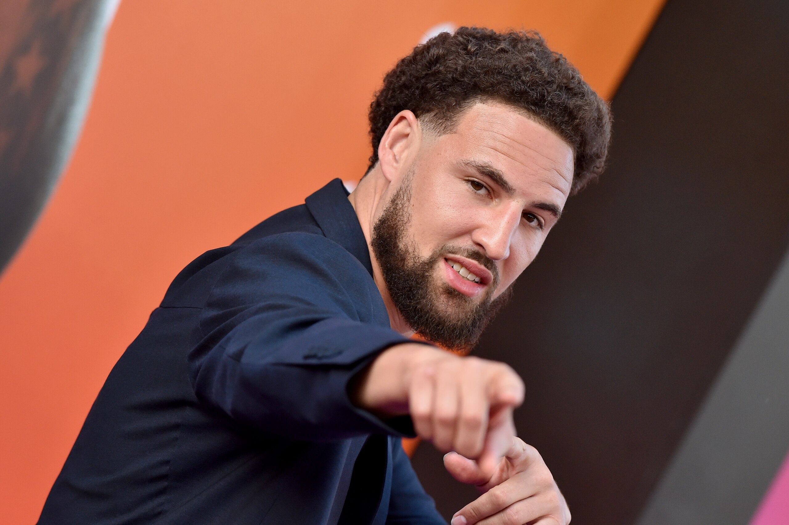 LOS ANGELES, CALIFORNIA - JULY 12: Klay Thompson attends the Premiere of Warner Bros "Space Jam: A New Legacy" at Regal LA Live on July 12, 2021 in Los Angeles, California. (Photo by Axelle/Bauer-Griffin/FilmMagic)