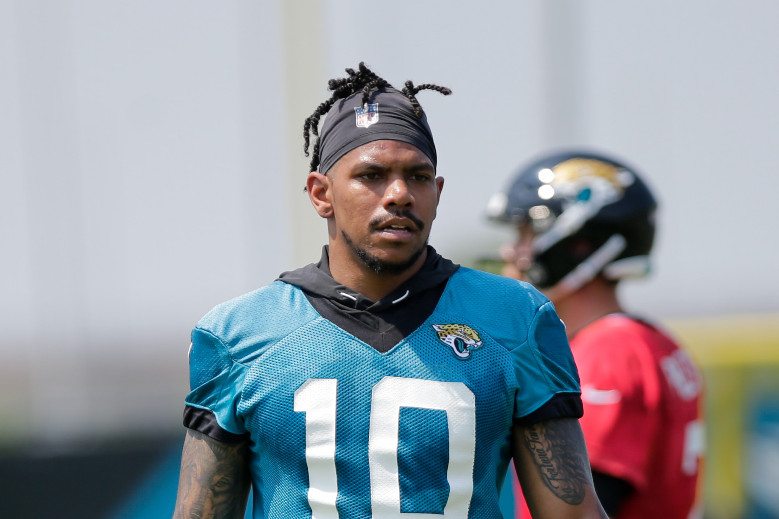 JACKSONVILLE, FL - JUNE 03: Jacksonville Jaguars wide receiver Terrelle Pryor Sr. (10) during OTAs on June 3, 2019 at DreamFinders Homes Practice Facility in Jacksonville, Fl. (Photo by David Rosenblum/Icon Sportswire via Getty Images) JACKSONVILLE, FL - JUNE 03: Jacksonville Jaguars wide receiver Terrelle Pryor Sr. (10) during OTAs on June 3, 2019 at DreamFinders Homes Practice Facility in Jacksonville, Fl. (Photo by David Rosenblum/Icon Sportswire via Getty Images)