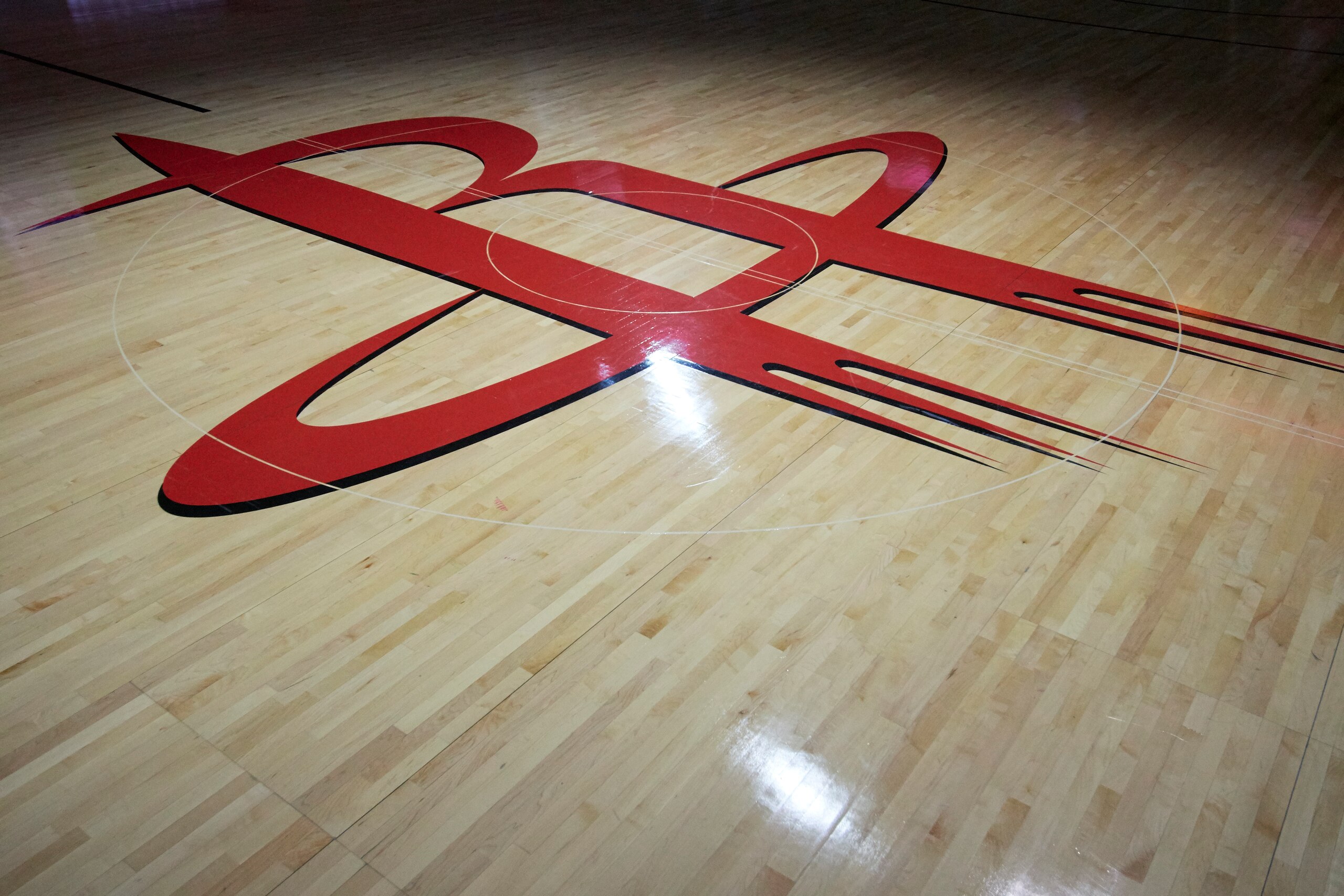 Basketball: NBA Playoffs: Closeup view of Houston Rockets logo on court before game vs San Antonio Spurs at Toyota Center. Game 4.
Houston, TX 5/7/2017
CREDIT: Greg Nelson (Photo by Greg Nelson /Sports Illustrated via Getty Images)
(Set Number: SI847 TK1 ) Basketball: NBA Playoffs: Closeup view of Houston Rockets logo on court before game vs San Antonio Spurs at Toyota Center. Game 4.
Houston, TX 5/7/2017
CREDIT: Greg Nelson (Photo by Greg Nelson /Sports Illustrated via Getty Images)
(Set Number: SI847 TK1 )