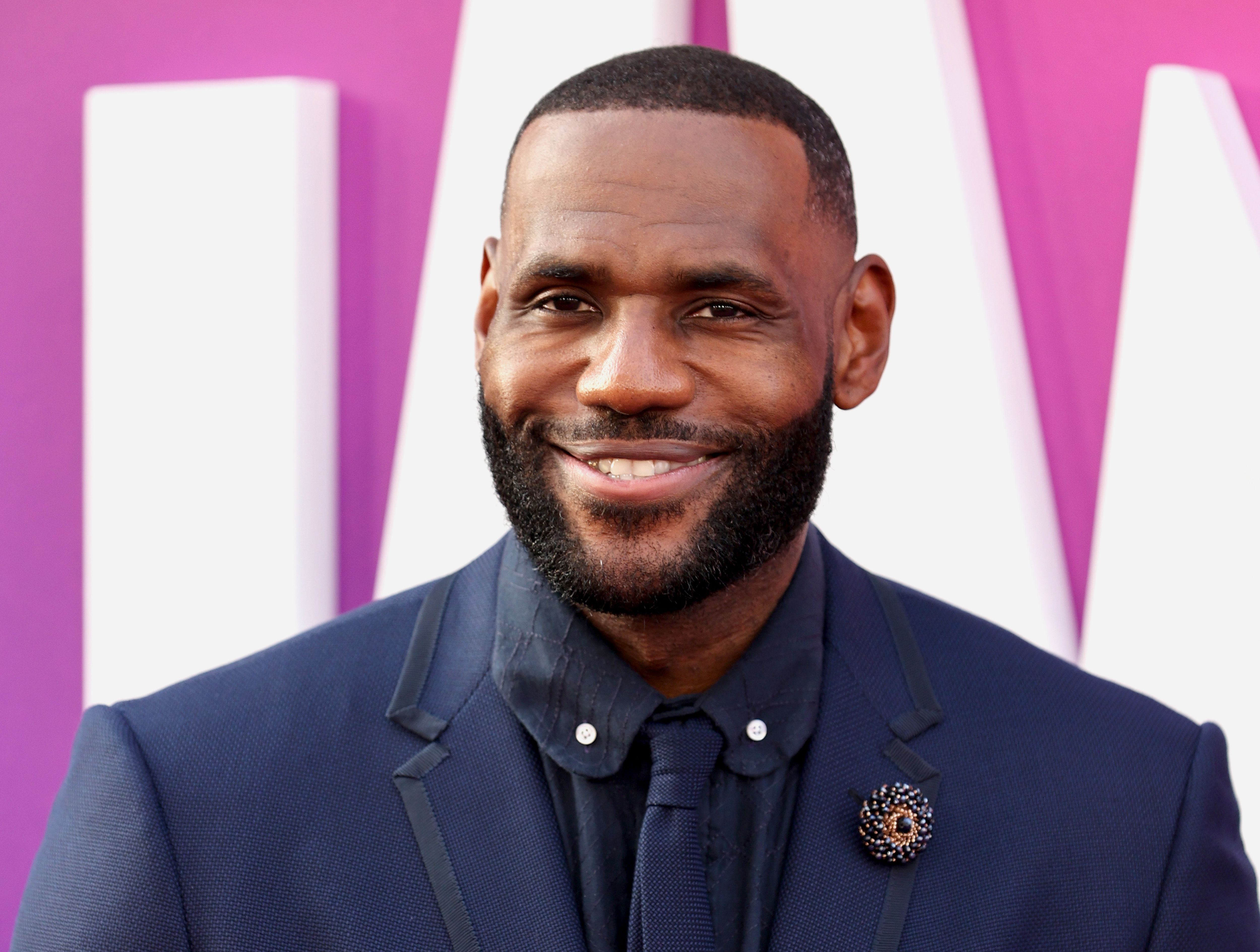 LOS ANGELES, CALIFORNIA - JULY 12: LeBron James attends the premiere of Warner Bros "Space Jam: A New Legacy" at Regal LA Live on July 12, 2021 in Los Angeles, California. (Photo by Kevin Winter/Getty Images)