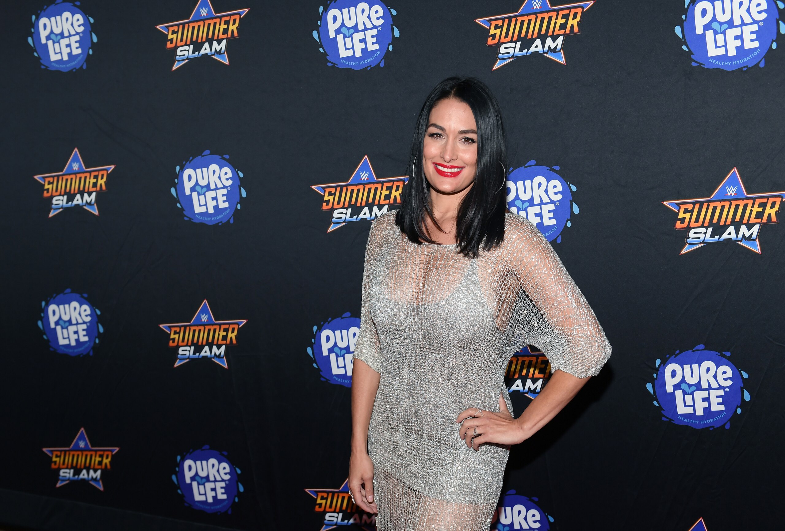 LAS VEGAS, NEVADA - AUGUST 21: Television personality and professional wrestler Nikki Bella attends the WWE SummerSlam after party at Delano Las Vegas at Mandalay Bay Resort and Casino on August 21, 2021 in Las Vegas, Nevada. (Photo by Bryan Steffy/Getty Images for WWE SummerSlam After Party)