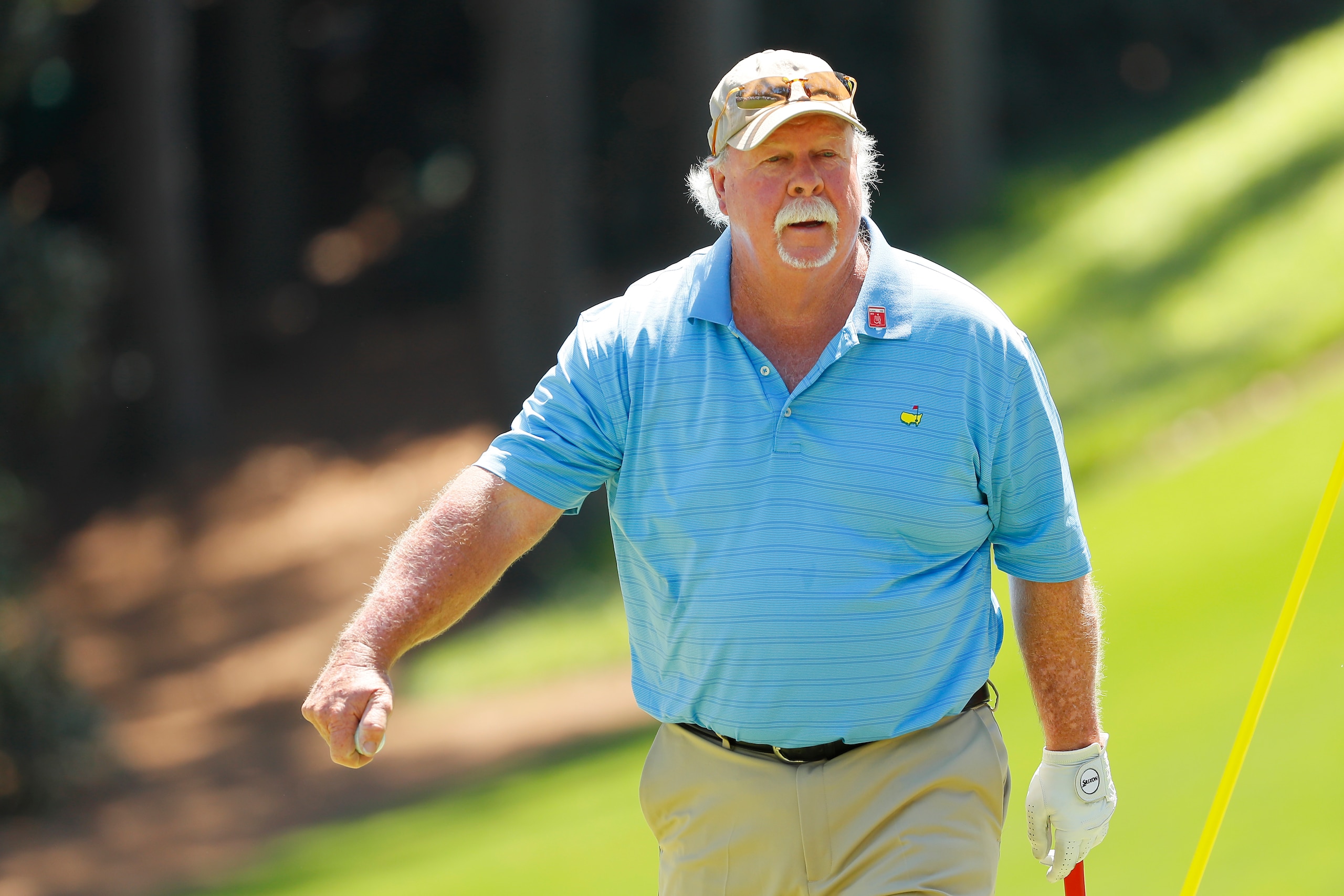 AUGUSTA, GEORGIA - APRIL 10: Craig Stadler looks on during the Par 3 Contest prior to the Masters at Augusta National Golf Club on April 10, 2019 in Augusta, Georgia. (Photo by Kevin C. Cox/Getty Images)