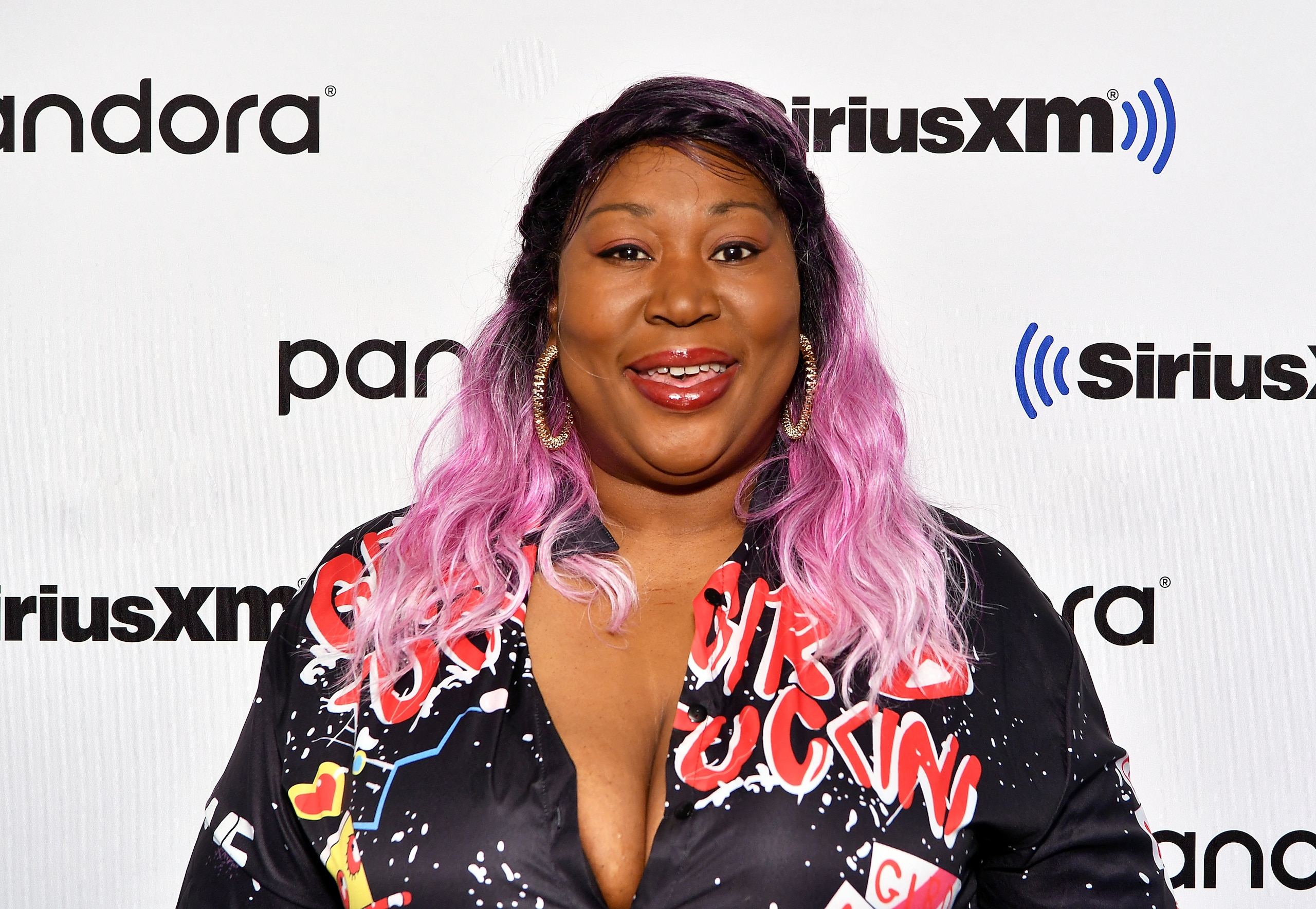 NEW YORK, NY - OCTOBER 04:  (EXCLUSIVE COVERAGE) Professional wrestler and actress Kia Stevens, also known as "Awesome Kong" visits SiriusXM Studios on October 4, 2019 in New York City.  (Photo by Slaven Vlasic/Getty Images)