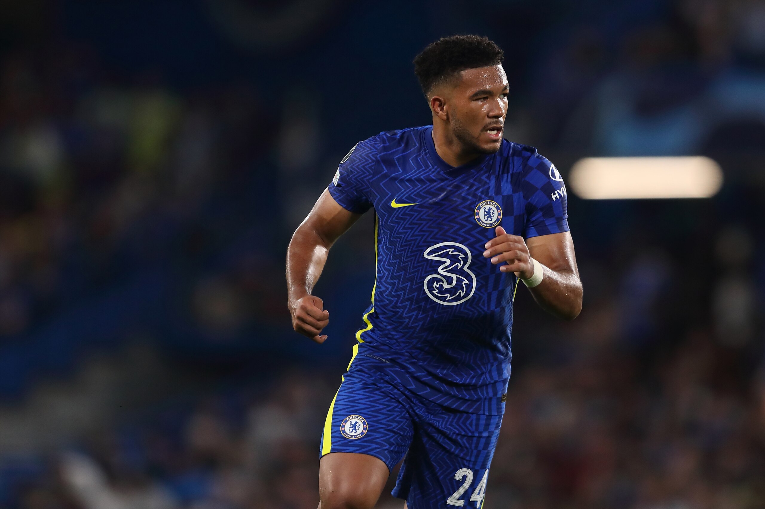LONDON, ENGLAND - SEPTEMBER 14: Reece James of Chelsea during the UEFA Champions League group H match between Chelsea FC and Zenit St. Petersburg at Stamford Bridge on September 14, 2021 in London, United Kingdom. (Photo by James Williamson - AMA/Getty Images) LONDON, ENGLAND - SEPTEMBER 14: Reece James of Chelsea during the UEFA Champions League group H match between Chelsea FC and Zenit St. Petersburg at Stamford Bridge on September 14, 2021 in London, United Kingdom. (Photo by James Williamson - AMA/Getty Images)