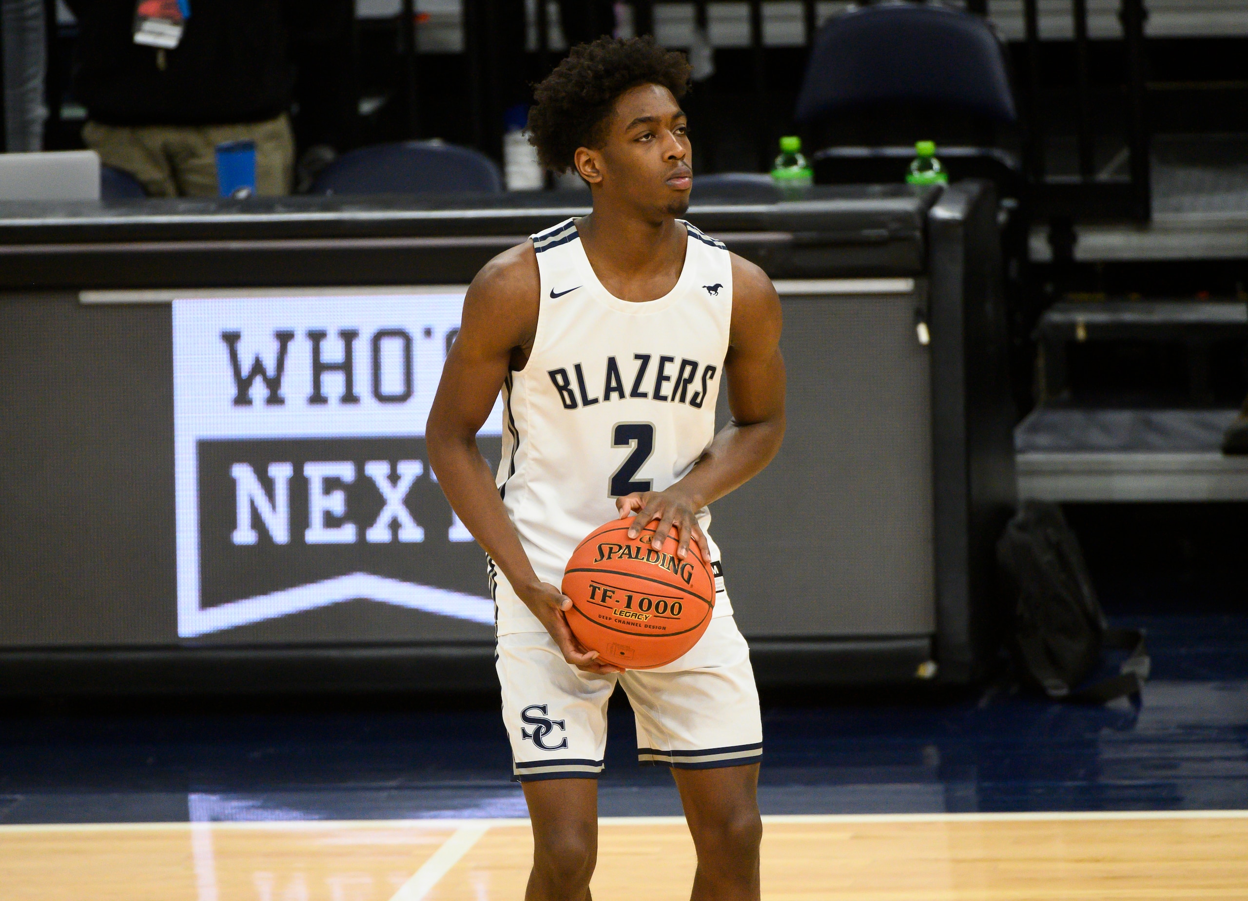 MINNEAPOLIS, MINNESOTA - JANUARY 04: Zaire Wade #2 of Sierra Canyon Trailblazers warms up before the game against the Minnehaha Academy Red Hawks at Target Center on January 04, 2020 in Minneapolis, Minnesota. (Photo by Stephen Maturen/Getty Images)