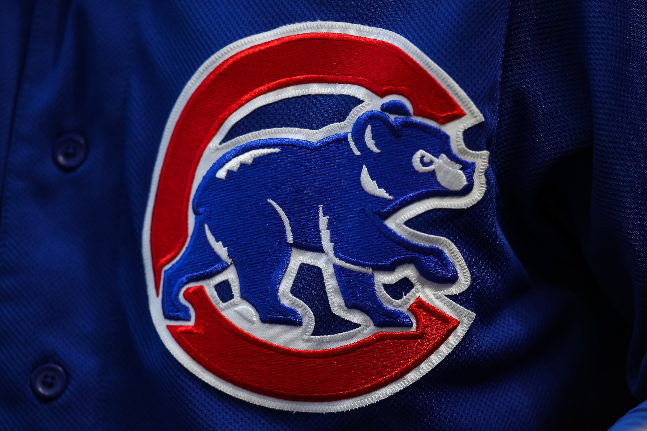 MINNEAPOLIS, MINNESOTA - AUGUST 31: A view of the Chicago Cubs logo in the second inning of the game against the Minnesota Twins at Target Field on August 31, 2021 in Minneapolis, Minnesota. The Cubs defeated the Twins 3-1. (Photo by David Berding/Getty Images) MINNEAPOLIS, MINNESOTA - AUGUST 31: A view of the Chicago Cubs logo in the second inning of the game against the Minnesota Twins at Target Field on August 31, 2021 in Minneapolis, Minnesota. The Cubs defeated the Twins 3-1. (Photo by David Berding/Getty Images)