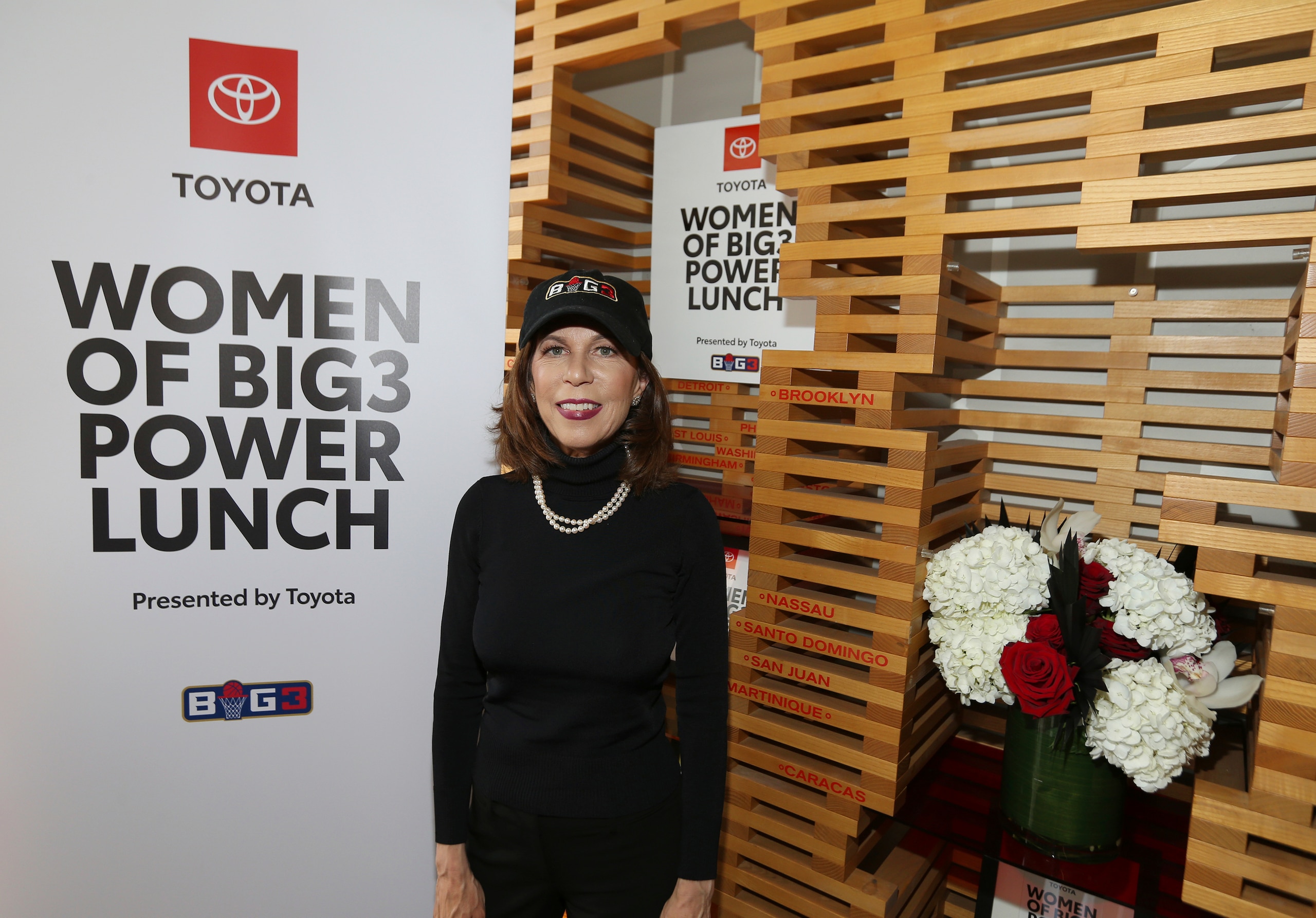 IMAGE DISTRIBUTED FOR TOYOTA MOTOR NORTH AMERICA - Big3 Chairman of the Board Amy Trask was honored at the Women of Big3 Power Lunch presented by Toyota on Friday, July 12, 2019 in New York. (Donald Traill/AP Images for Toyota Motor North America)