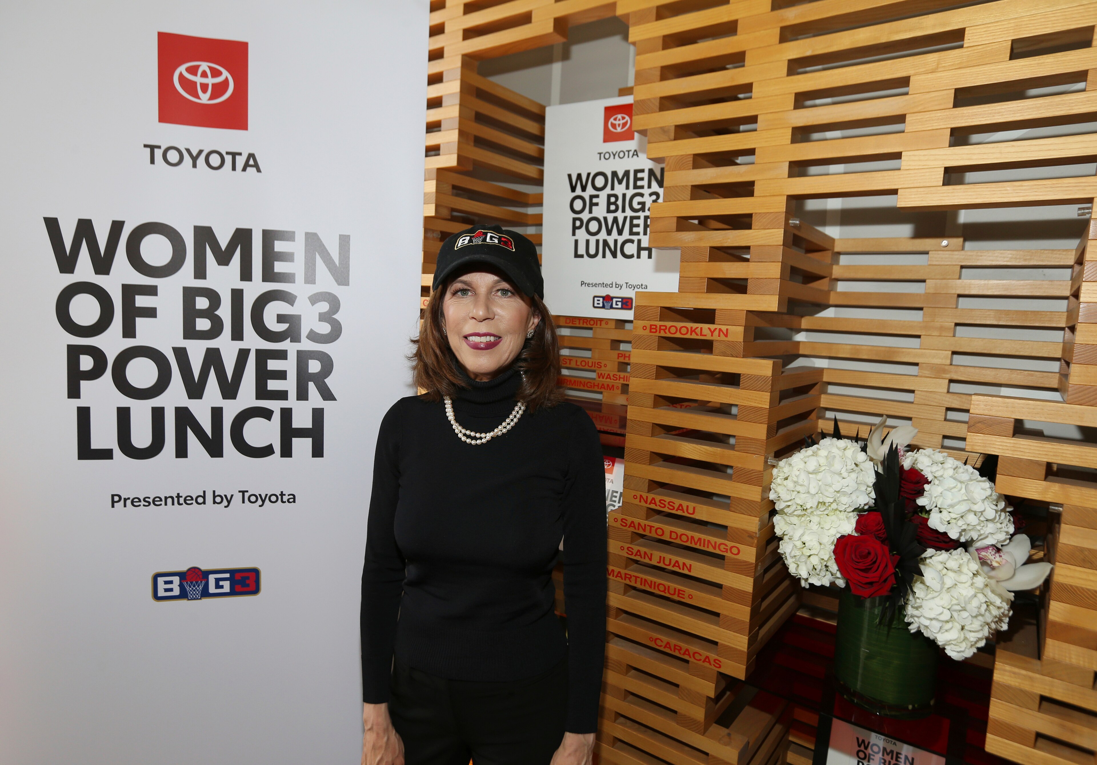 IMAGE DISTRIBUTED FOR TOYOTA MOTOR NORTH AMERICA - Big3 Chairman of the Board Amy Trask was honored at the Women of Big3 Power Lunch presented by Toyota on Friday, July 12, 2019 in New York. (Donald Traill/AP Images for Toyota Motor North America)