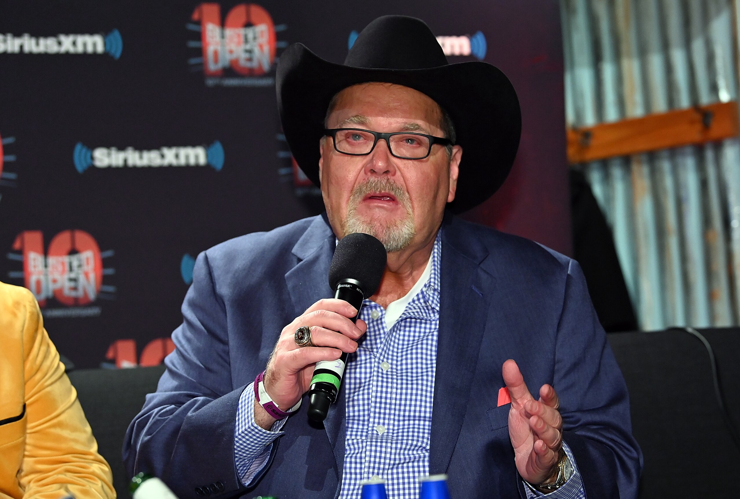 NEW YORK, NY - APRIL 06:  Jim Ross attends SiriusXM's "Busted Open" celebrating 10th Anniversary In New York City on the eve of WrestleMania 35 on April 6, 2019 in New York City.  (Photo by Slaven Vlasic/Getty Images for SiriusXM)
