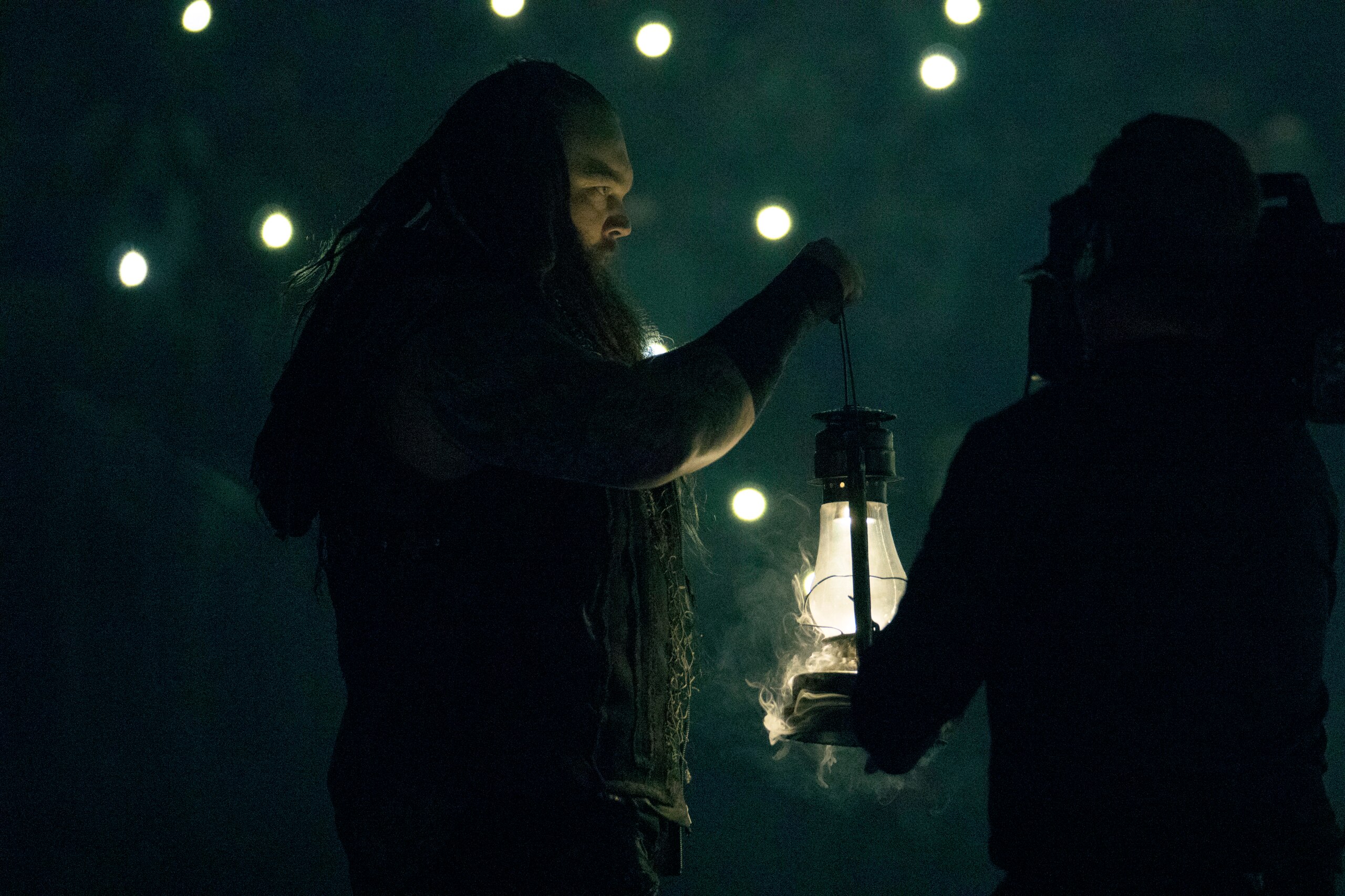 Professional Wrestling: WWE SummerSlam: Bray Wyatt making his entrance before his match vs Finn Balor at Barclays Center. 
Brooklyn, NY 8/20/2017
CREDIT: Chad Matthew Carlson (Photo by Chad Matthew Carlson /Sports Illustrated via Getty Images)
(Set Number: X161332 TK1 )