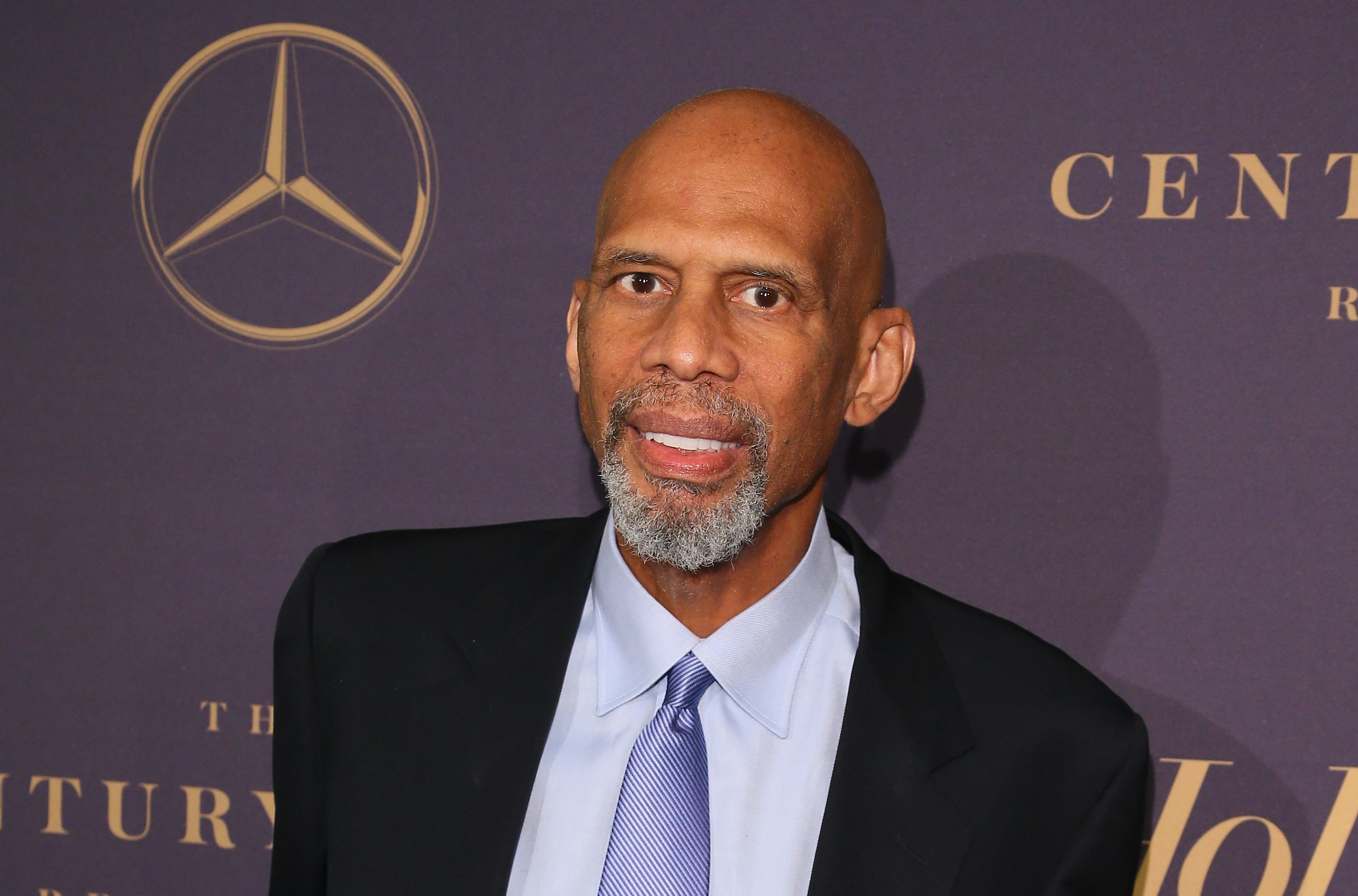 This photo taken February 4, 2019 shows Kareem Abdul-Jabbar at the Hollywood Reporter's 7th Annual Nominees Night in Beverly Hills, California. (Photo by JEAN-BAPTISTE LACROIX / AFP) / ALTERNATE CROP (Photo by JEAN-BAPTISTE LACROIX/AFP via Getty Images)
