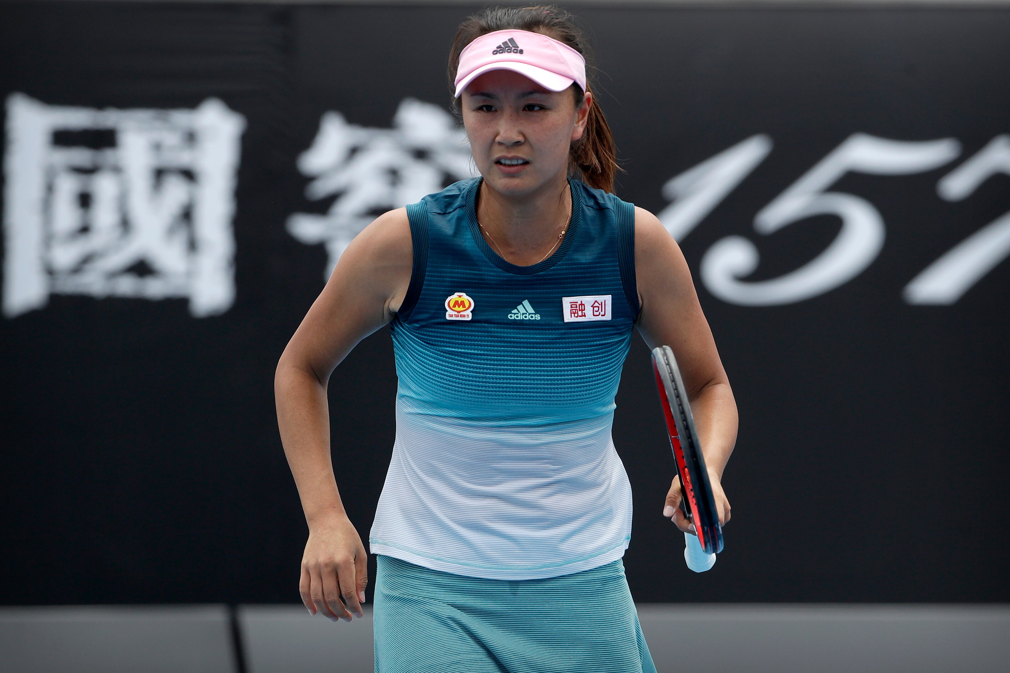 China's Peng Shuai reacts while competing against Canada's Eugenie Bouchard in their first round match at the Australian Open tennis championships in Melbourne, Australia, Tuesday, Jan. 15, 2019. The disappearance of tennis star Peng Shuai in China following her accusations of sexual assault against a former top Communist Party official has shined a spotlight on similar cases involving political dissidents, entertainment figures, business leaders and others who have run afoul of the authorities. (AP Photo/Mark Schiefelbein) China's Peng Shuai reacts while competing against Canada's Eugenie Bouchard in their first round match at the Australian Open tennis championships in Melbourne, Australia, Tuesday, Jan. 15, 2019. The disappearance of tennis star Peng Shuai in China following her accusations of sexual assault against a former top Communist Party official has shined a spotlight on similar cases involving political dissidents, entertainment figures, business leaders and others who have run afoul of the authorities. (AP Photo/Mark Schiefelbein)