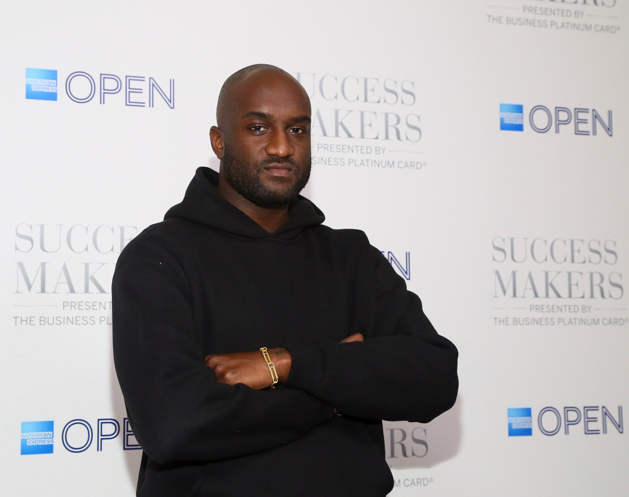 IMAGE DISTRIBUTED FOR AMERICAN EXPRESS OPEN - Virgil Abloh, Founder of Off-White, is pictured at an American Express OPEN Success Makers event to celebrate the launch of the metal Business Platinum Card on Tuesday, Dec. 12, 2017 in New York. (Stuart Ramson/AP Images for American Express OPEN) IMAGE DISTRIBUTED FOR AMERICAN EXPRESS OPEN - Virgil Abloh, Founder of Off-White, is pictured at an American Express OPEN Success Makers event to celebrate the launch of the metal Business Platinum Card on Tuesday, Dec. 12, 2017 in New York. (Stuart Ramson/AP Images for American Express OPEN)