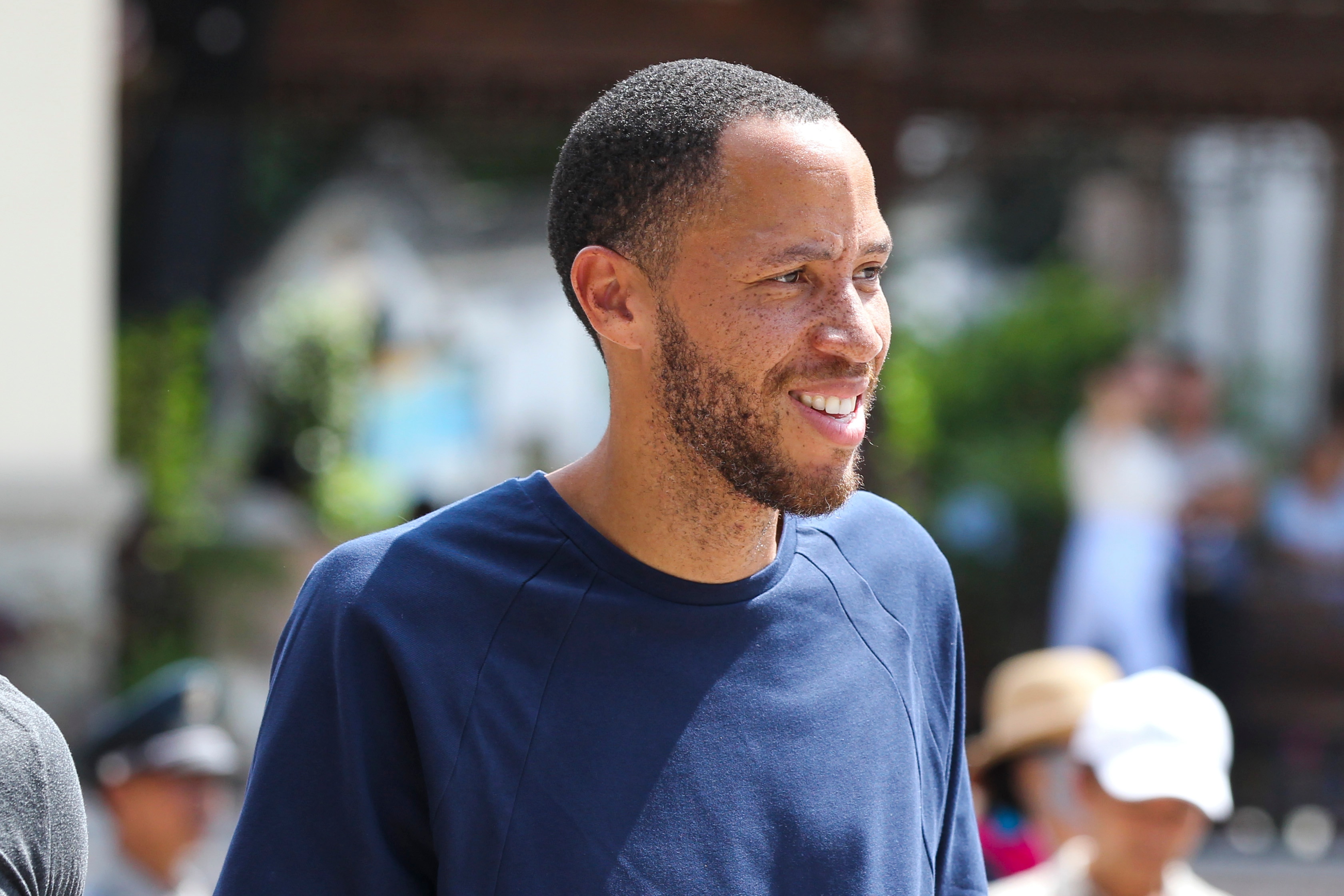 KAILI, CHINA - JULY 22:  NBA player Tayshaun Prince visits the Xiasi ancient town on July 22, 2017 in Kaili, China.  (Photo by Visual China Group via Getty Images/Visual China Group via Getty Images)