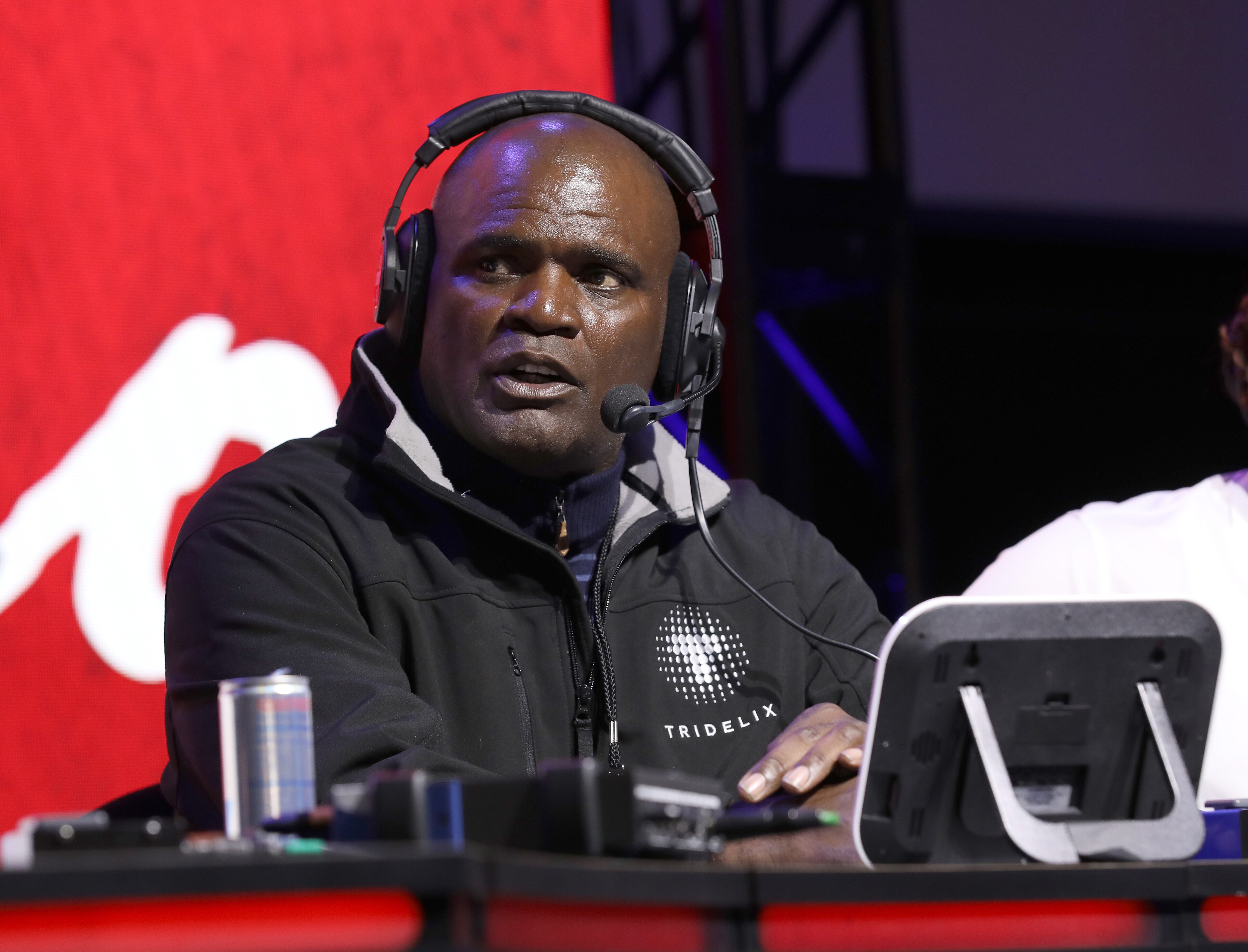 MIAMI, FLORIDA - JANUARY 29: Former NFL player Lawrence Taylor speaks onstage during day one with SiriusXM at Super Bowl LIV on January 29, 2020 in Miami, Florida. (Photo by Cindy Ord/Getty Images for SiriusXM) MIAMI, FLORIDA - JANUARY 29: Former NFL player Lawrence Taylor speaks onstage during day one with SiriusXM at Super Bowl LIV on January 29, 2020 in Miami, Florida. (Photo by Cindy Ord/Getty Images for SiriusXM)