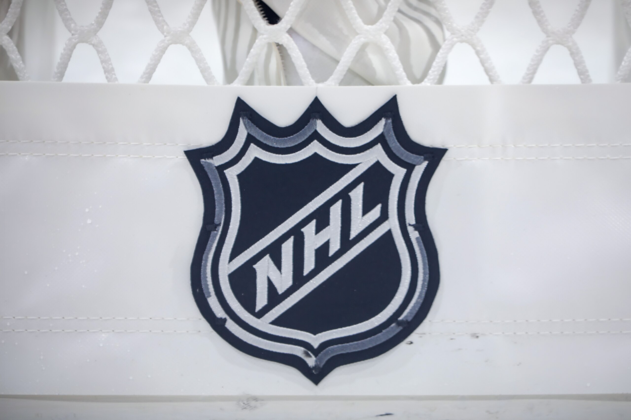 WINNIPEG, MB - FEBRUARY 13: A view of the NHL logo on the back of the net during the second intermission between the Ottawa Senators and the Winnipeg Jets at Bell MTS Place on February 13, 2021 in Winnipeg, Manitoba. (Photo by Jonathan Kozub/NHLI via Getty Images) WINNIPEG, MB - FEBRUARY 13: A view of the NHL logo on the back of the net during the second intermission between the Ottawa Senators and the Winnipeg Jets at Bell MTS Place on February 13, 2021 in Winnipeg, Manitoba. (Photo by Jonathan Kozub/NHLI via Getty Images)