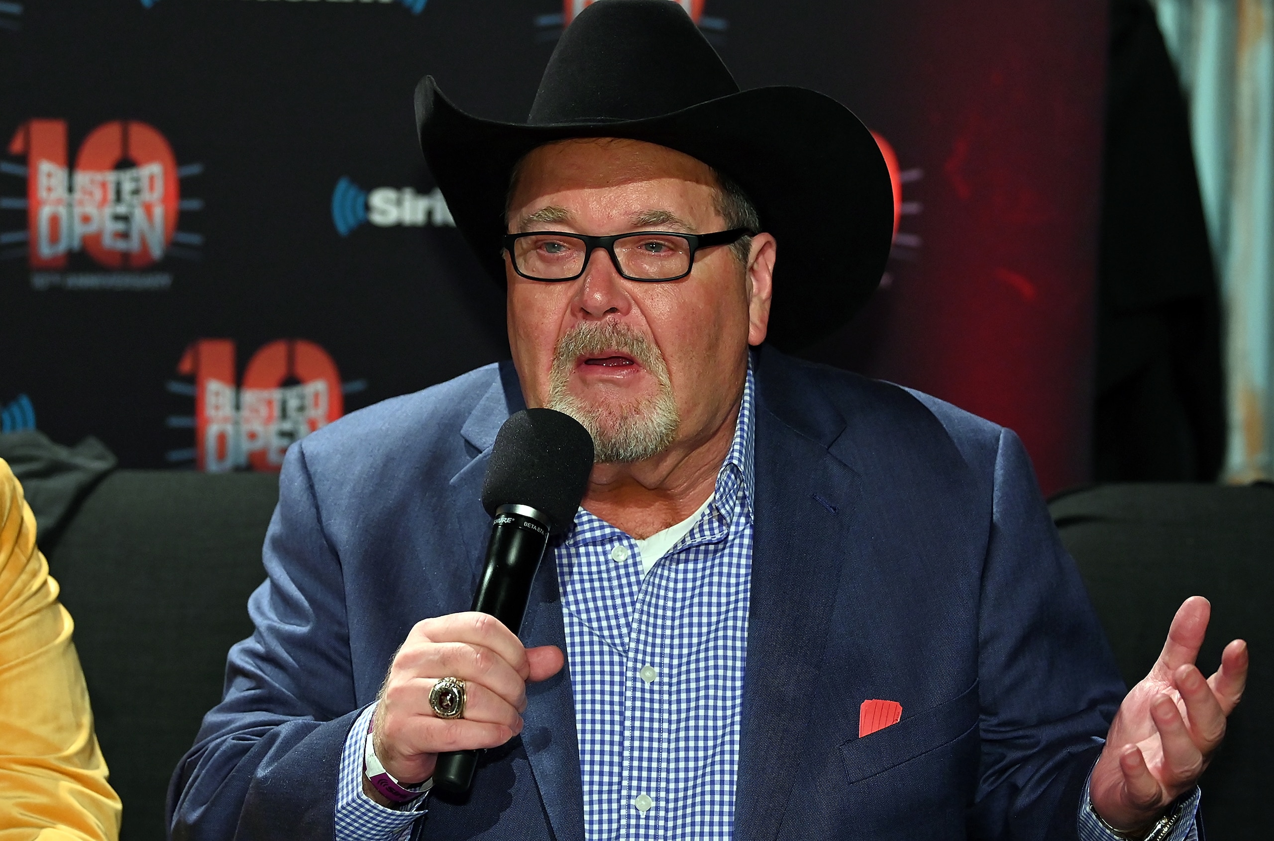 NEW YORK, NY - APRIL 06: Jim Ross attends SiriusXM's "Busted Open" celebrating 10th Anniversary In New York City on the eve of WrestleMania 35 on April 6, 2019 in New York City. (Photo by Slaven Vlasic/Getty Images for SiriusXM) NEW YORK, NY - APRIL 06: Jim Ross attends SiriusXM's "Busted Open" celebrating 10th Anniversary In New York City on the eve of WrestleMania 35 on April 6, 2019 in New York City. (Photo by Slaven Vlasic/Getty Images for SiriusXM)