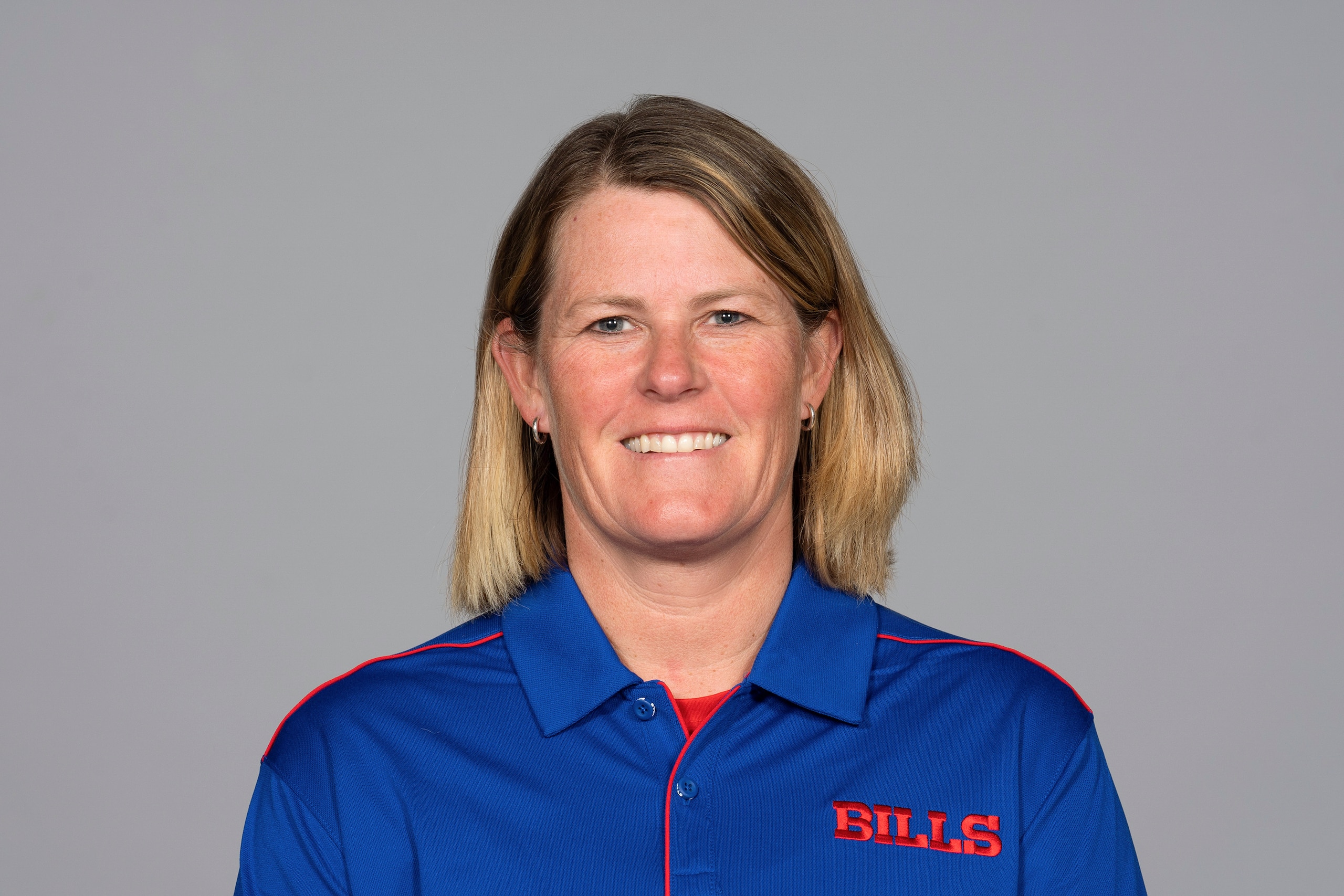 This is a 2019 photo of Laura Young of the Buffalo Bills NFL football team. This image reflects the Buffalo Bills active roster as of Tuesday, May 7, 2019 when this image was taken. (AP Photo)