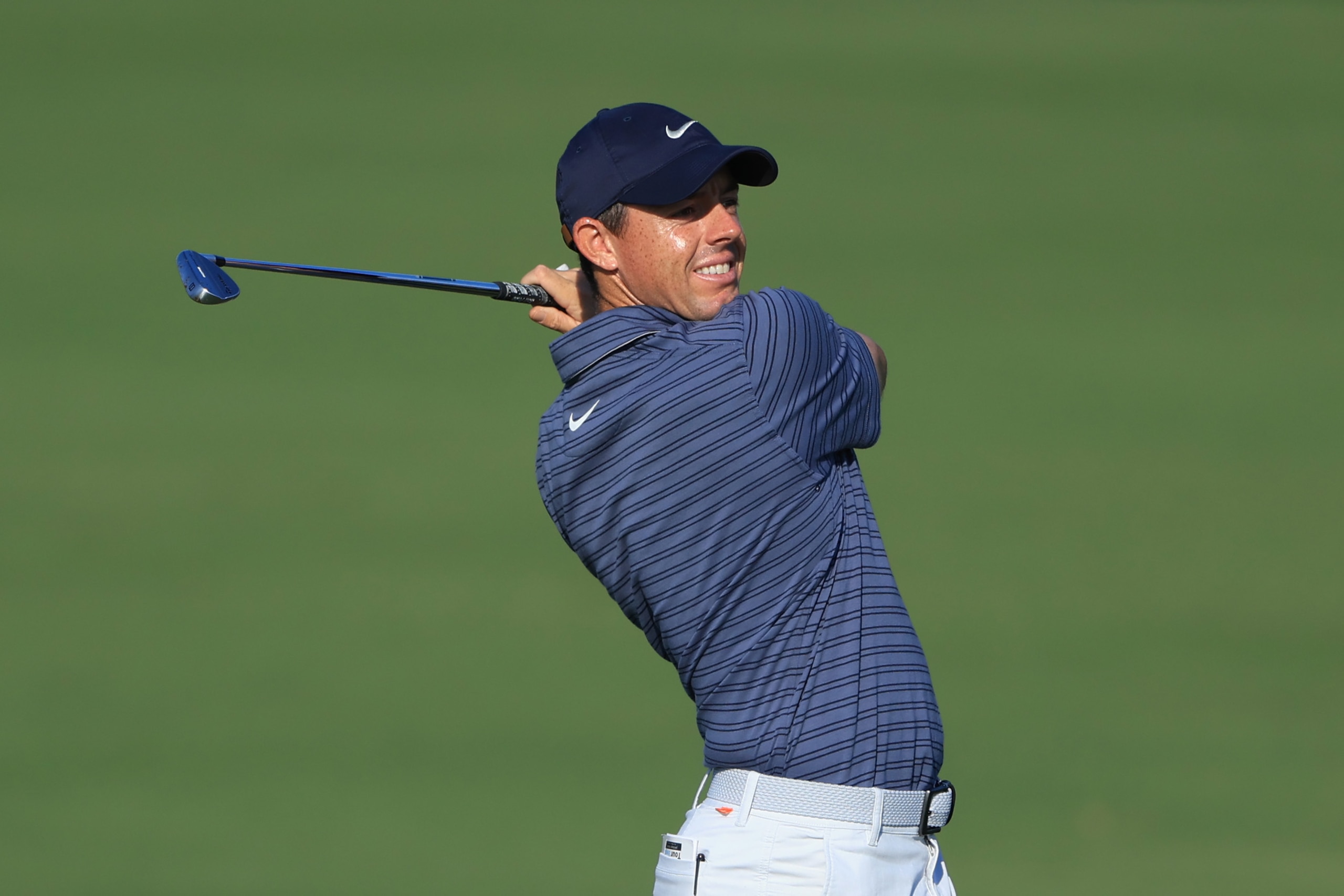 ORLANDO, FLORIDA - MARCH 03: Rory McIlroy of Northern Ireland plays a shot on the 11th hole during the first round of the Arnold Palmer Invitational presented by Mastercard at Arnold Palmer Bay Hill Golf Course on March 03, 2022 in Orlando, Florida. (Photo by Sam Greenwood/Getty Images)