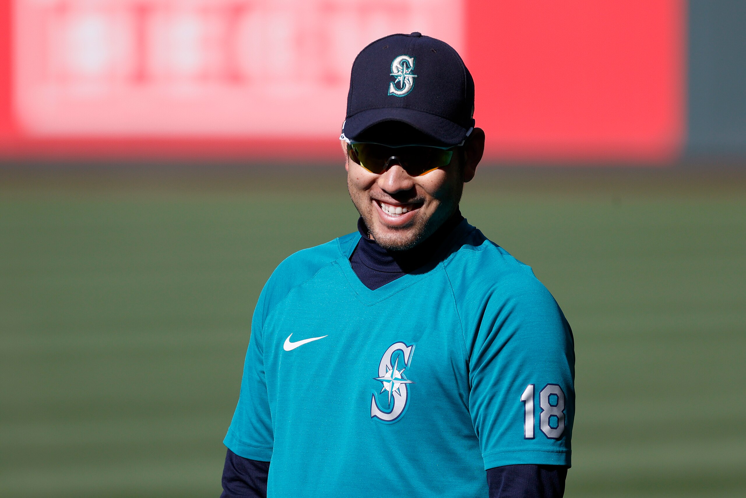 SEATTLE, WASHINGTON - OCTOBER 02: Yusei Kikuchi #18 of the Seattle Mariners looks on before the game against the Los Angeles Angels at T-Mobile Park on October 02, 2021 in Seattle, Washington. (Photo by Steph Chambers/Getty Images) SEATTLE, WASHINGTON - OCTOBER 02: Yusei Kikuchi #18 of the Seattle Mariners looks on before the game against the Los Angeles Angels at T-Mobile Park on October 02, 2021 in Seattle, Washington. (Photo by Steph Chambers/Getty Images)