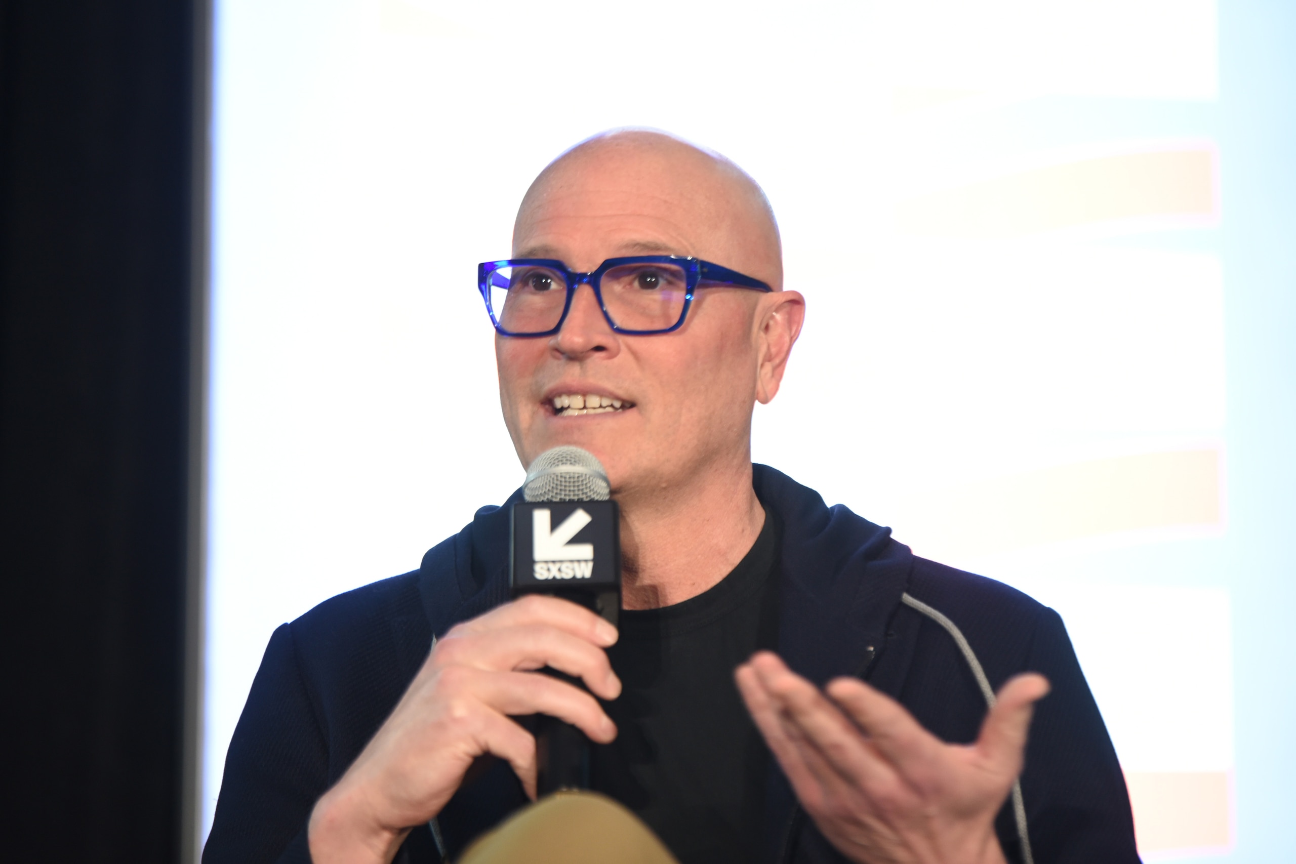 AUSTIN, TEXAS - MARCH 12: Rex Chapman speaks onstage at "The Bold Jump To Streaming News" during the 2022 SXSW Conference and Festivals at Austin Convention Center on March 12, 2022 in Austin, Texas. (Photo by Dave Pedley/Getty Images for SXSW)