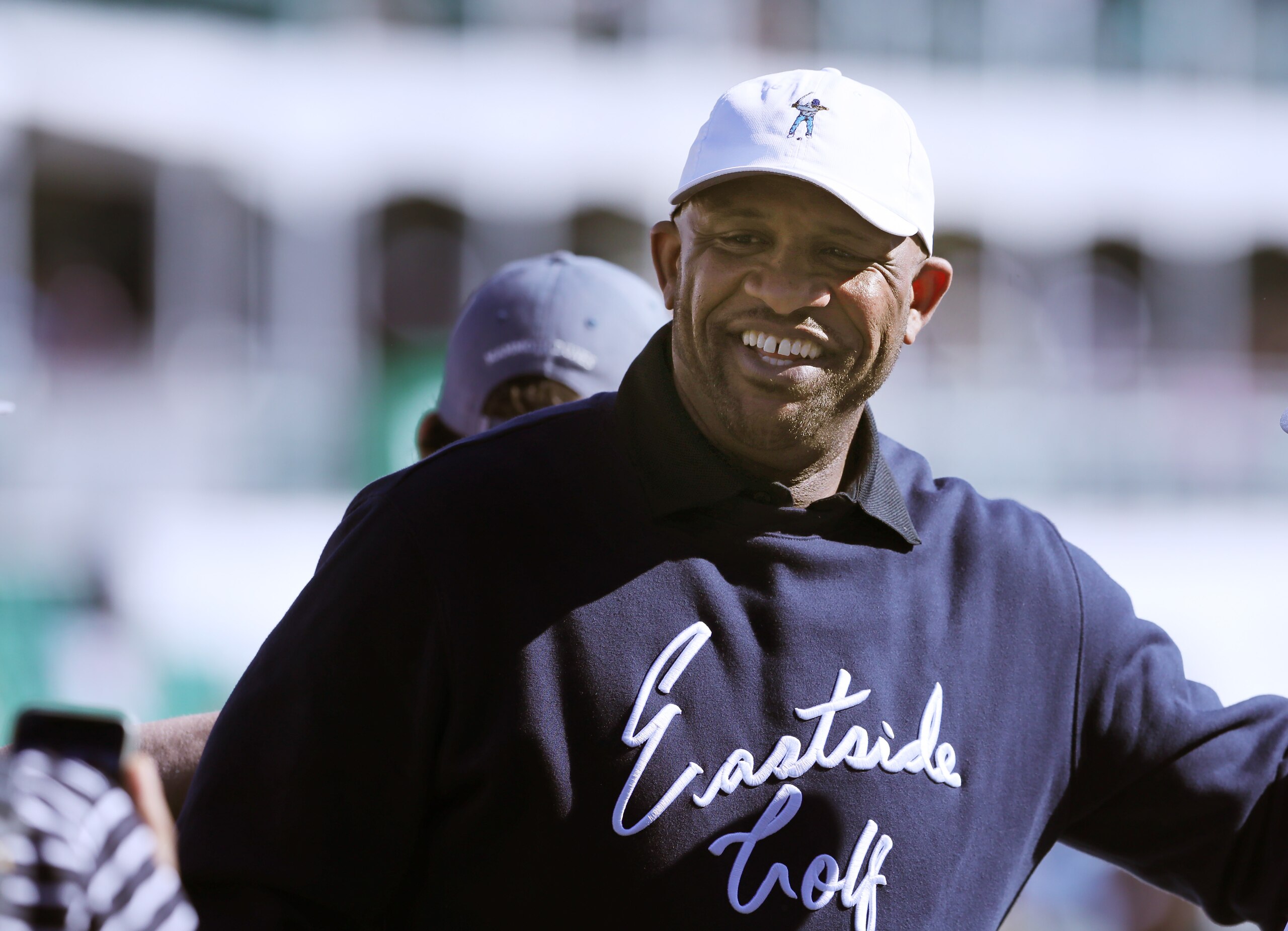 SCOTTSDALE, ARIZONA - FEBRUARY 09: Former MLB Player CC Sabathia looks on from the 16th hole during the pro-am prior to the WM Phoenix Open at TPC Scottsdale on February 09, 2022 in Scottsdale, Arizona. (Photo by Rebecca Noble/Getty Images)