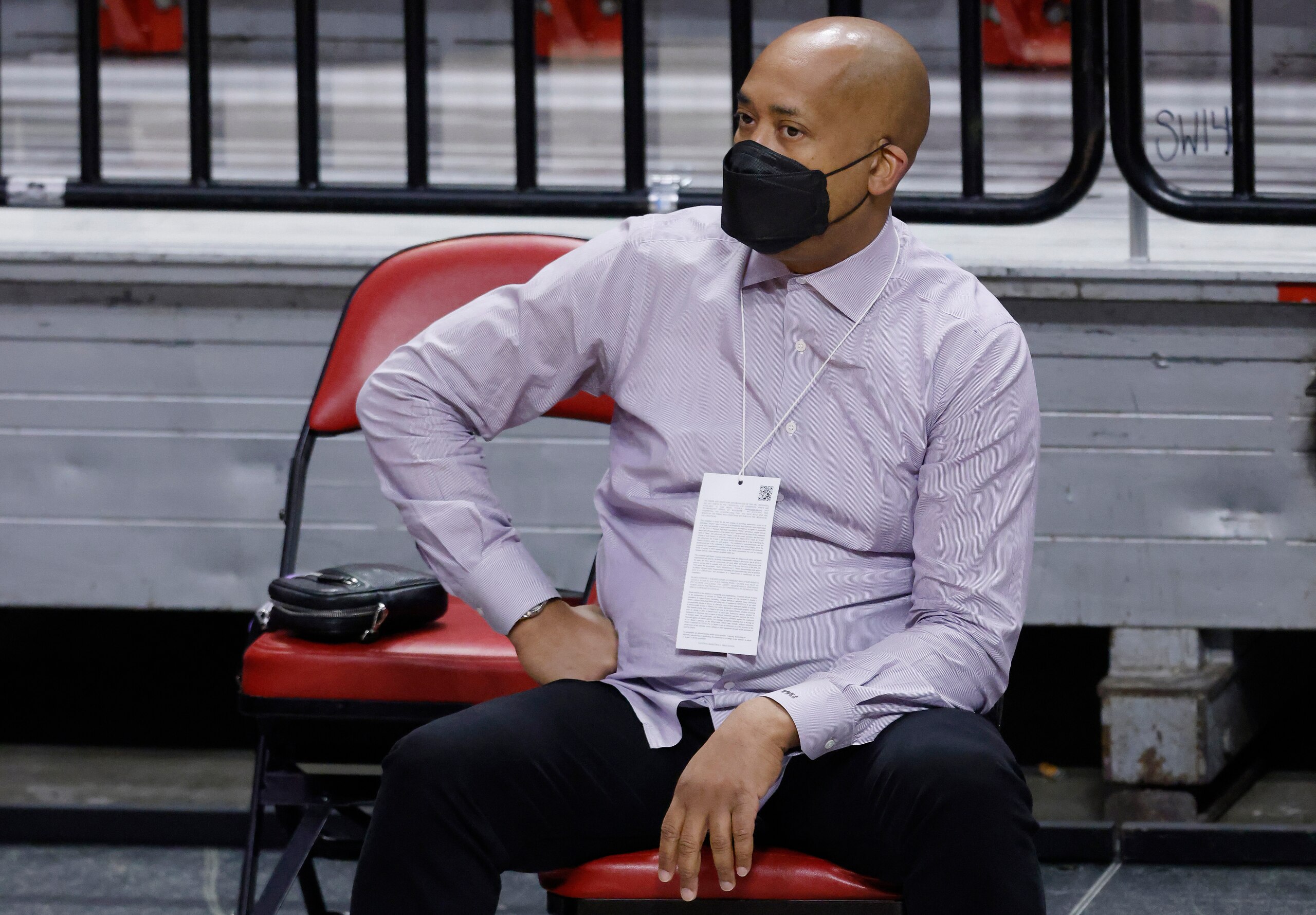 MIAMI, FLORIDA - FEBRUARY 09: Executive Vice President and Senior Basketball Advisor William Wesley of the New York Knicks looks on during the third quarter against the Miami Heat at American Airlines Arena on February 09, 2021 in Miami, Florida. NOTE TO USER: User expressly acknowledges and agrees that, by downloading and or using this photograph, User is consenting to the terms and conditions of the Getty Images License Agreement.  (Photo by Michael Reaves/Getty Images)