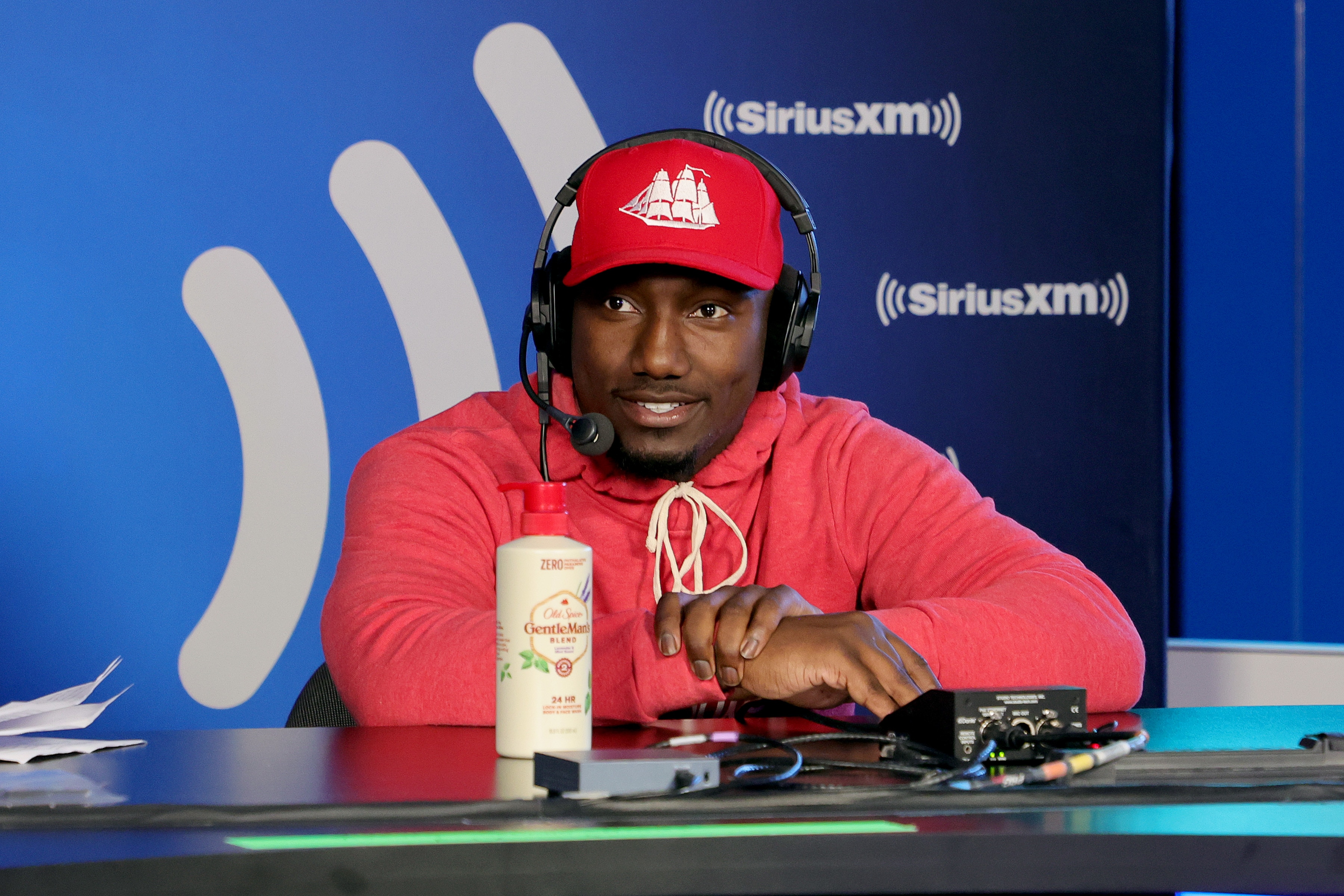 LOS ANGELES, CALIFORNIA - FEBRUARY 09: Deebo Samuel of the San Francisco 49ers speaks during an interview on day 1 of SiriusXM at Super Bowl LVI on February 09, 2022 in Los Angeles, California. (Photo by Cindy Ord/Getty Images for SiriusXM)