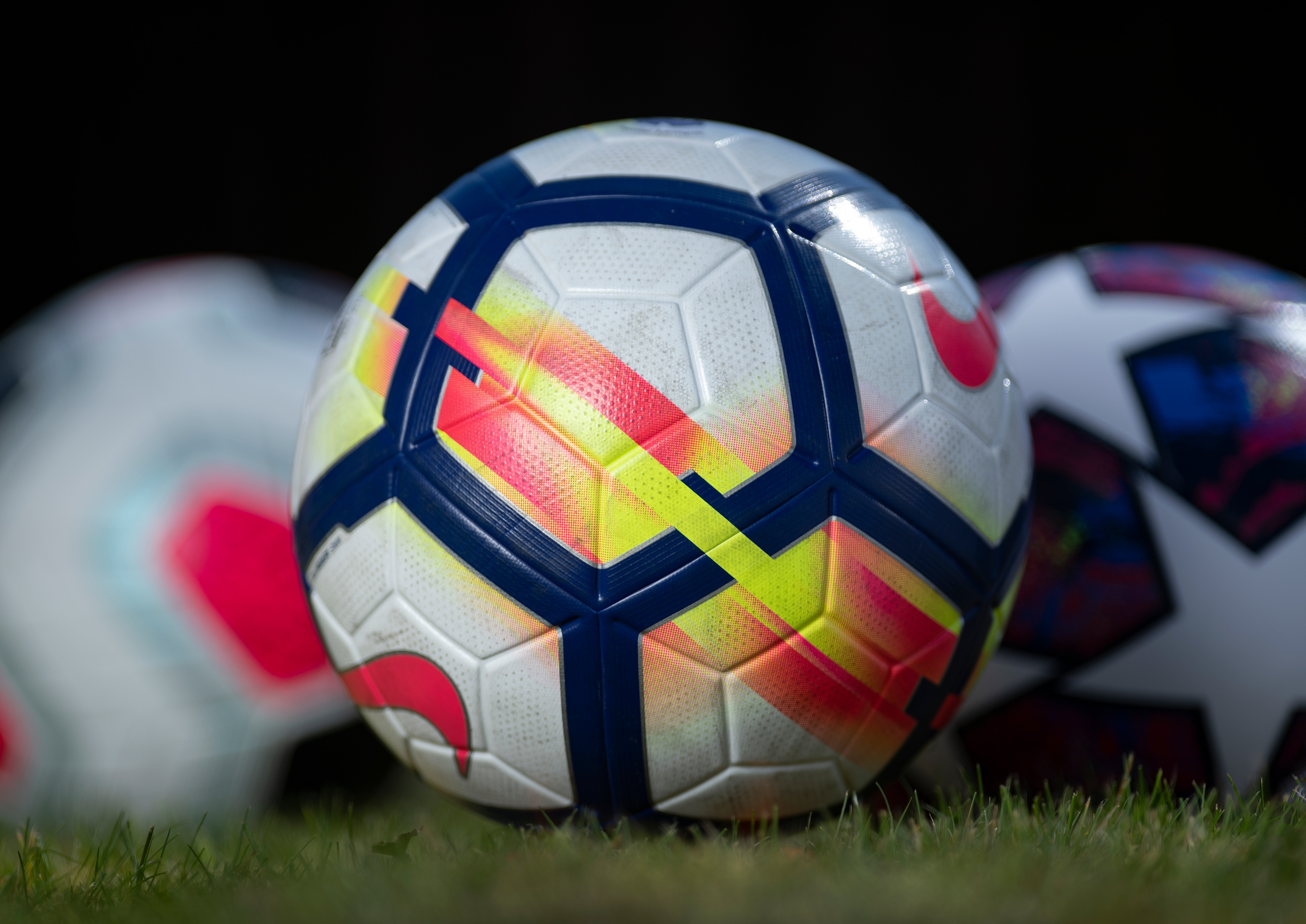 MANCHESTER, ENGLAND - APRIL 7: Generic Professional Matchballs on April 7, 2020 in Manchester, England. (Photo by Visionhaus)