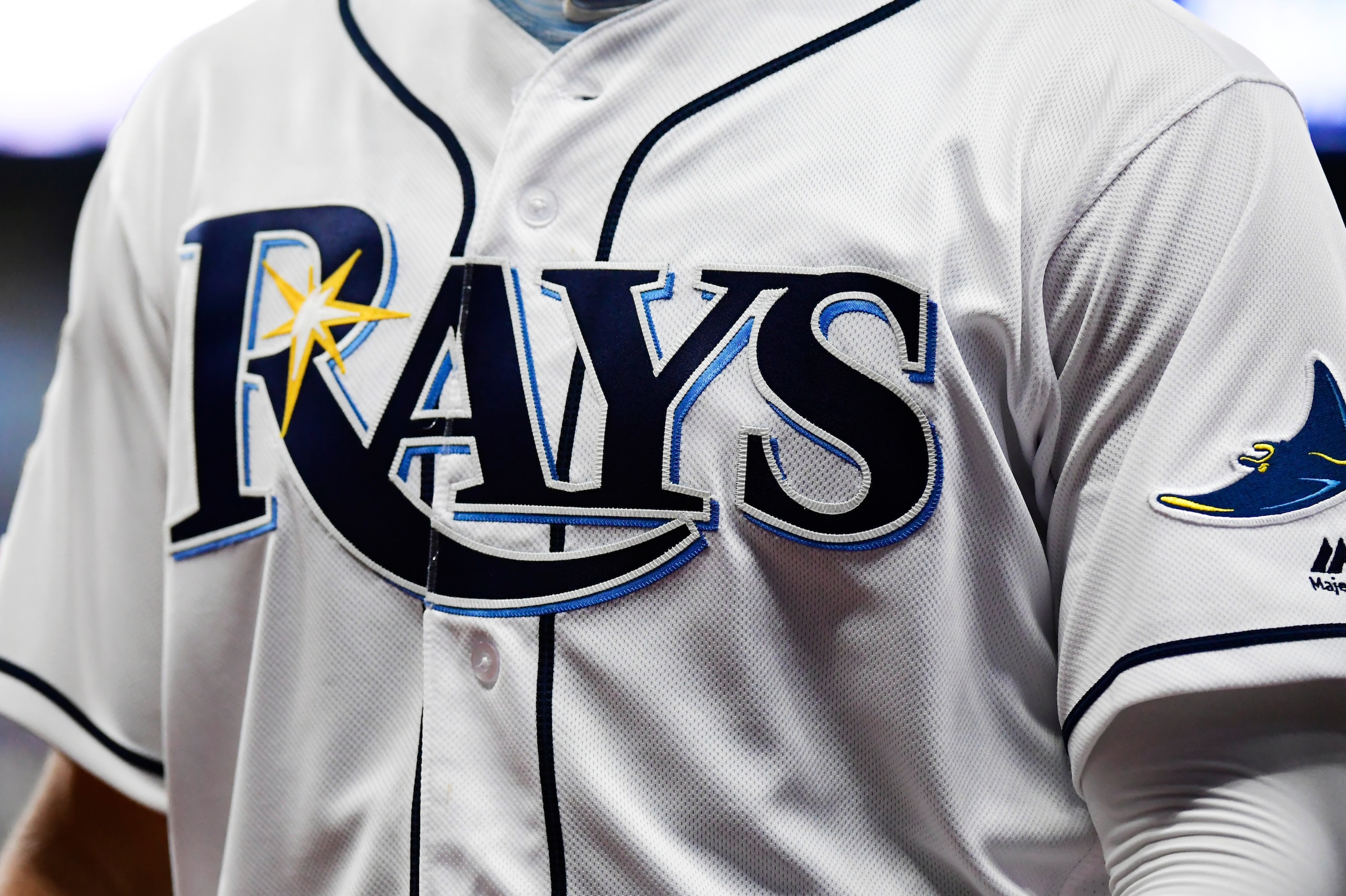 ST. PETERSBURG, FLORIDA - APRIL 16: Kevin Kiermaier #39 of the Tampa Bay Rays runs back to the dugout during a game against the Baltimore Orioles at Tropicana Field on April 16, 2019 in St. Petersburg, Florida. (Photo by Julio Aguilar/Getty Images)